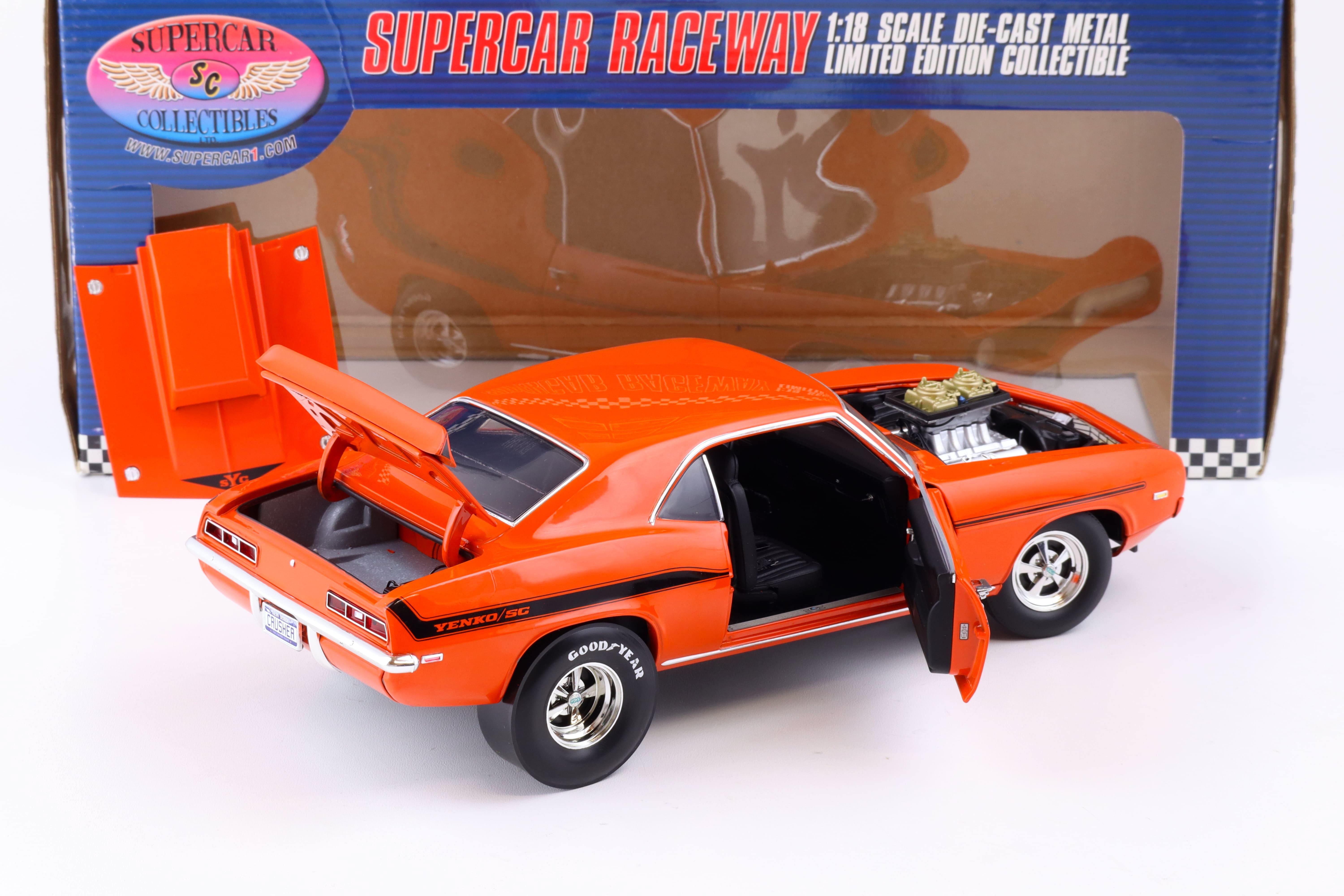 1:18 Highway61 Supercar 1969 Chevrolet Camaro Yenko 427 Superstreet 1 of 600 orange 50633