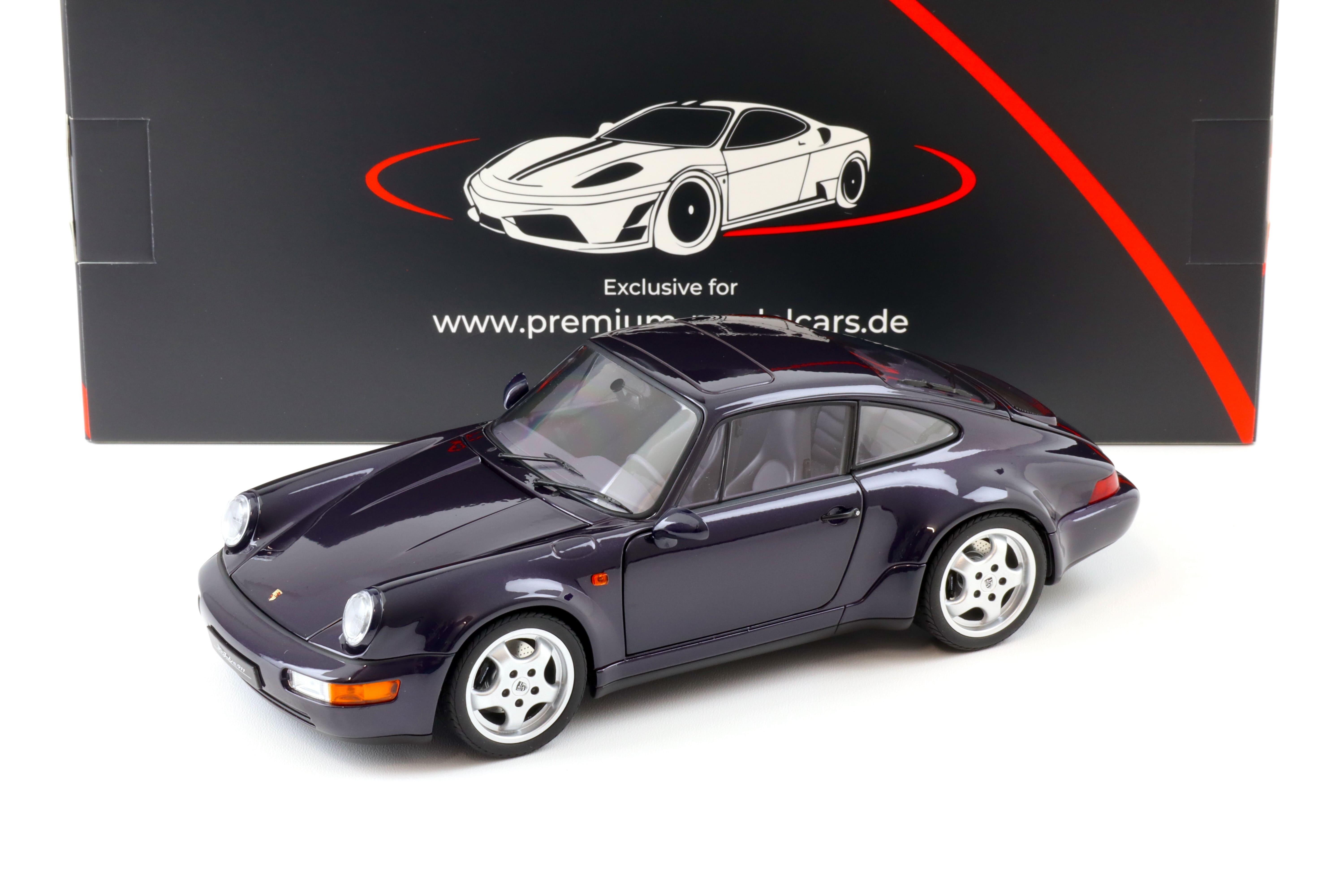PREORDER 1:18 Norev Porsche 911 964 Carrera 4 WTL 30 Jahre 911 viola metallic - Limited 999 pcs.