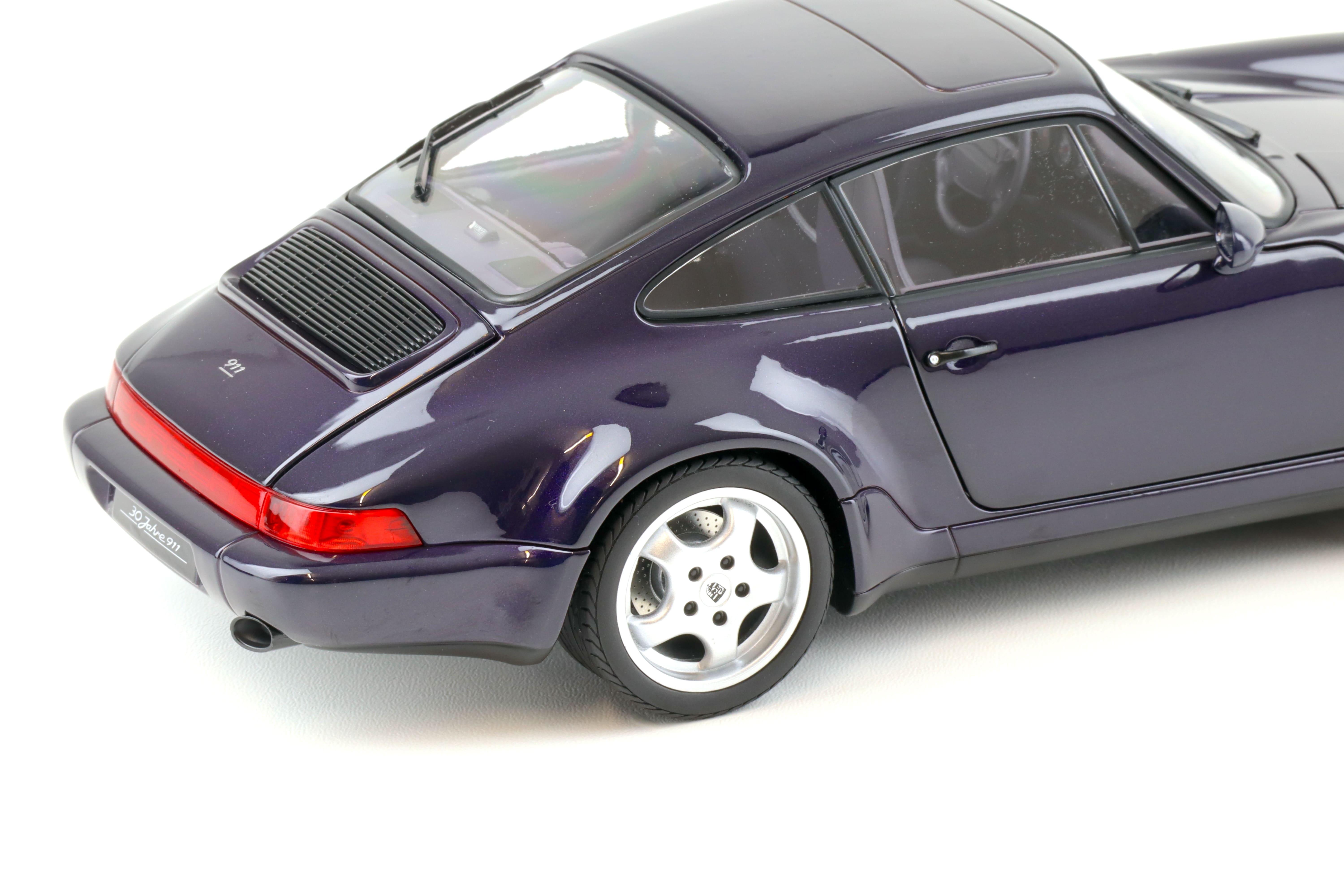 PREORDER 1:18 Norev Porsche 911 964 Carrera 4 WTL 30 Jahre 911 viola metallic - Limited 999 pcs.