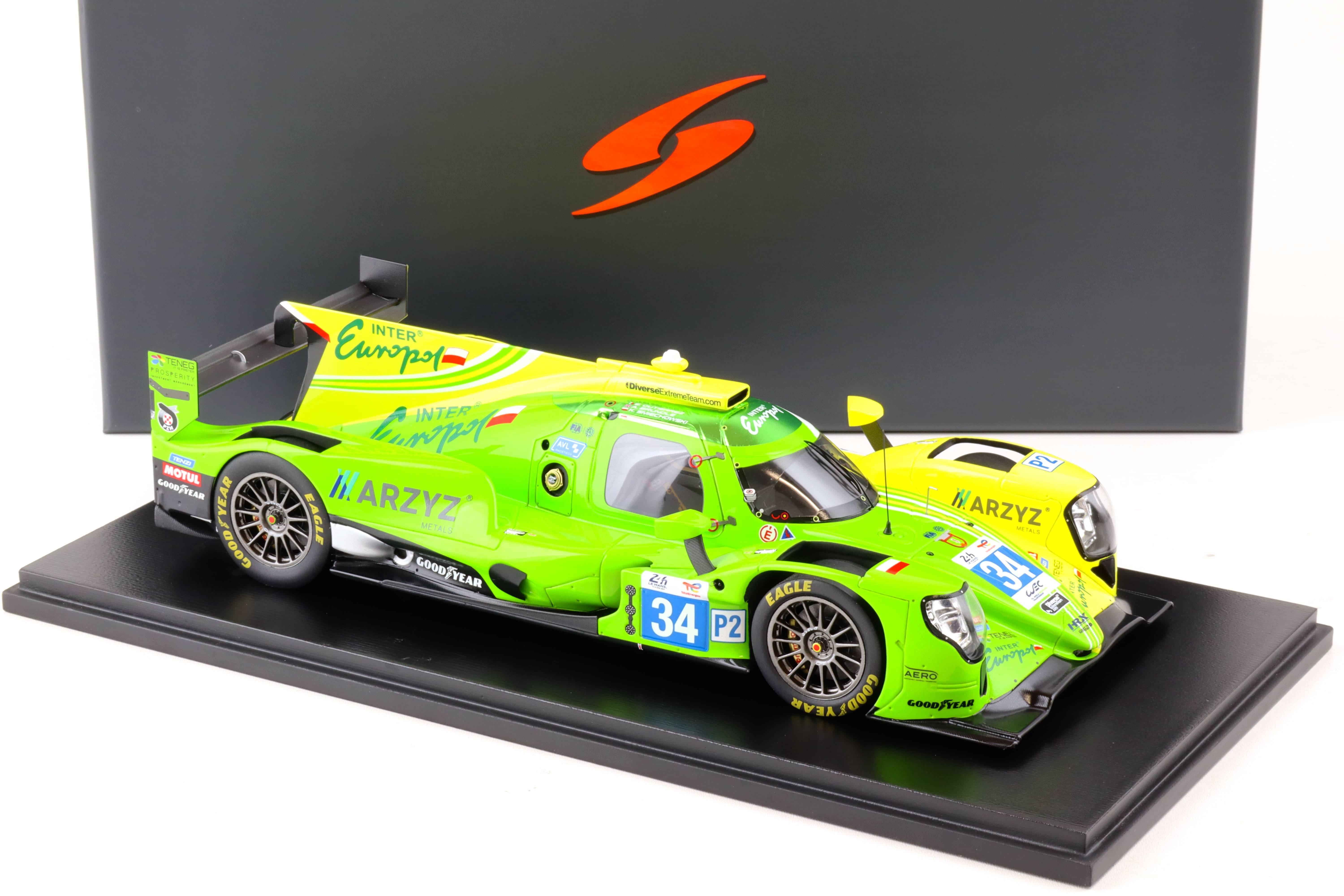 1:18 Spark Oreca 07 Gibson Inter Europol Competition 24h Le Mans 2022 #34 Smiechowski/Brundle/Gutierrez 