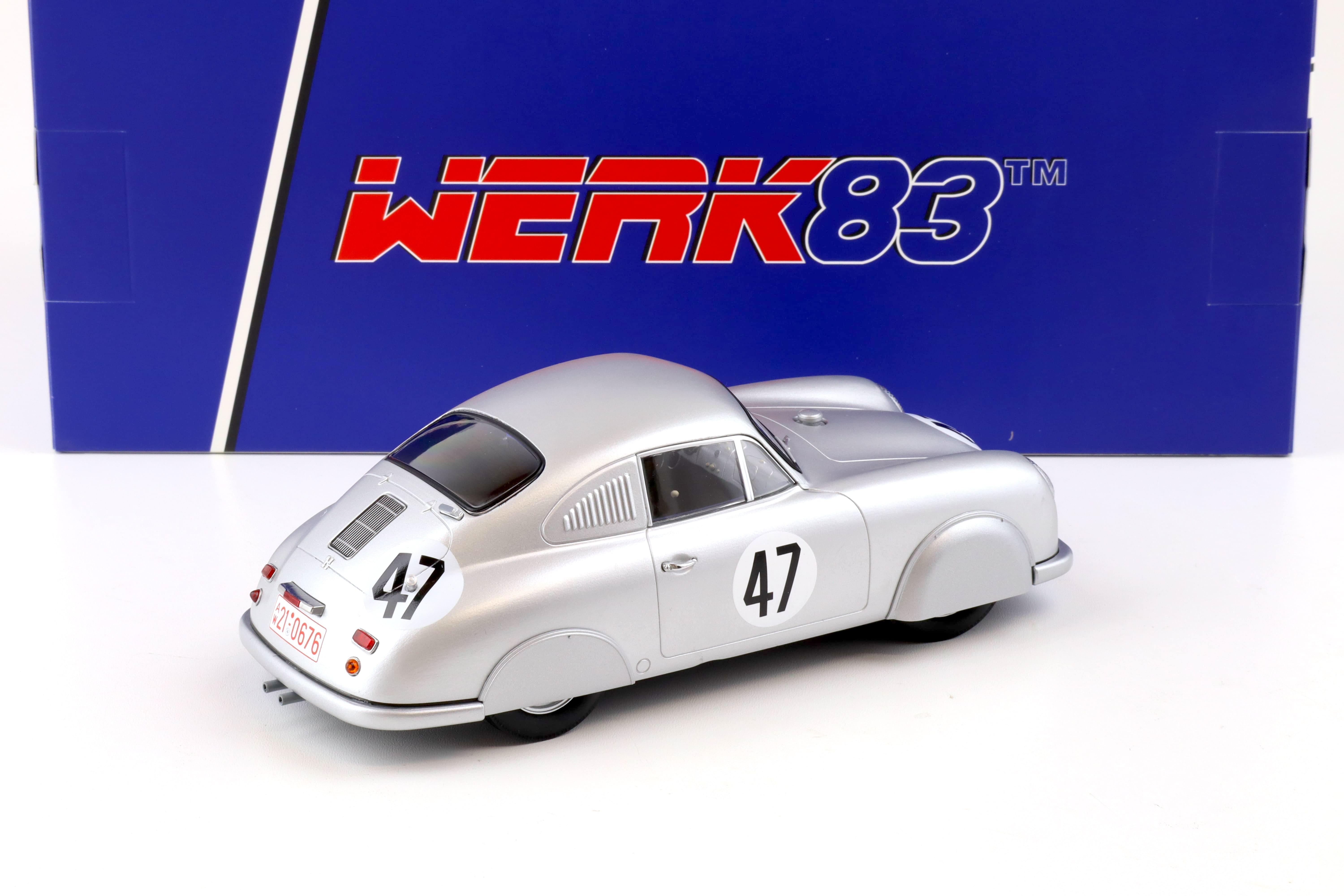 1:18 Werk83 Porsche 356 SL #47 Sauerwein/ Brunet 24h Le Mans 1951