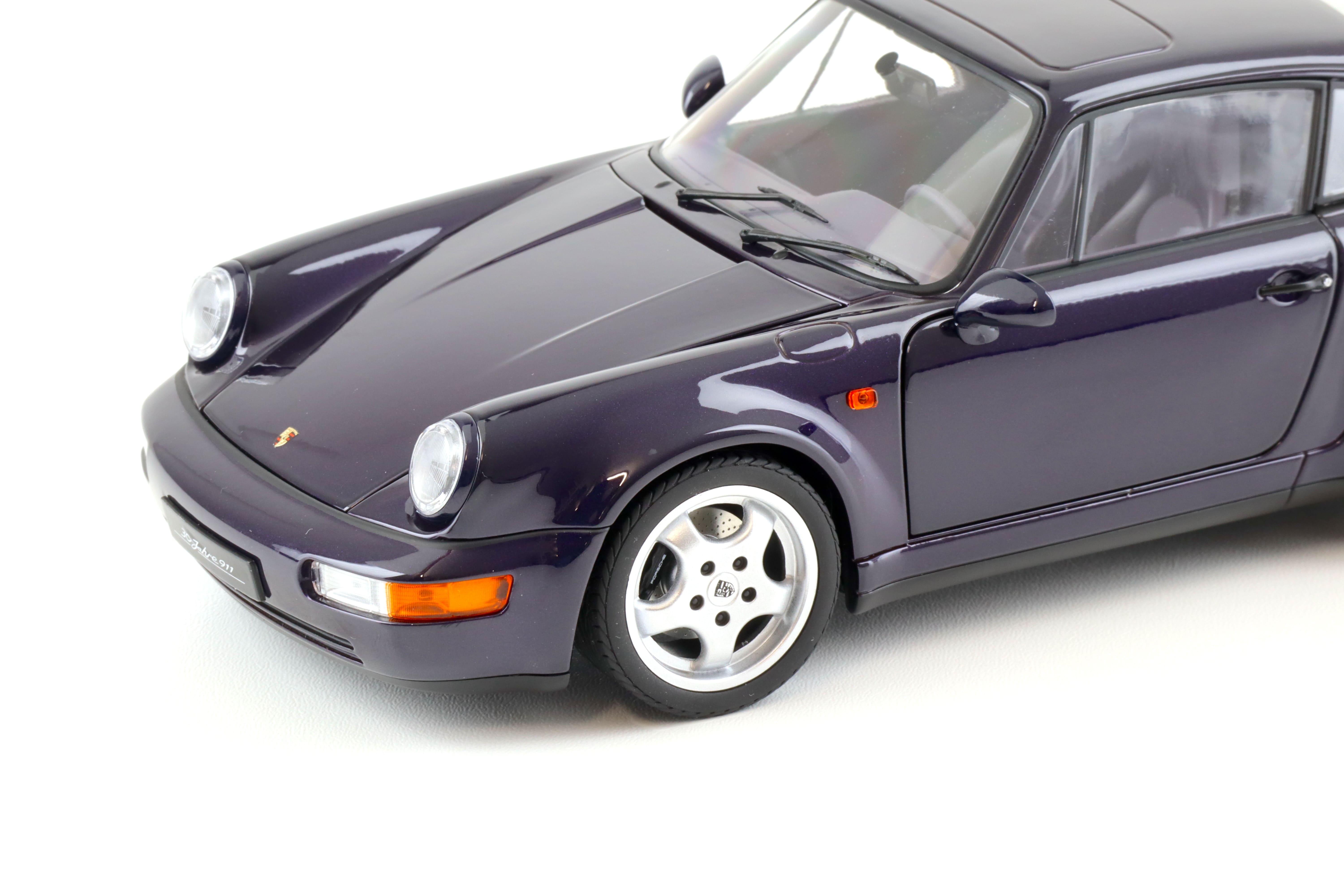 PREORDER 1:18 Norev Porsche 911 964 Carrera 4 WTL 30 Jahre 911 viola metallic - Limited 999 pcs.