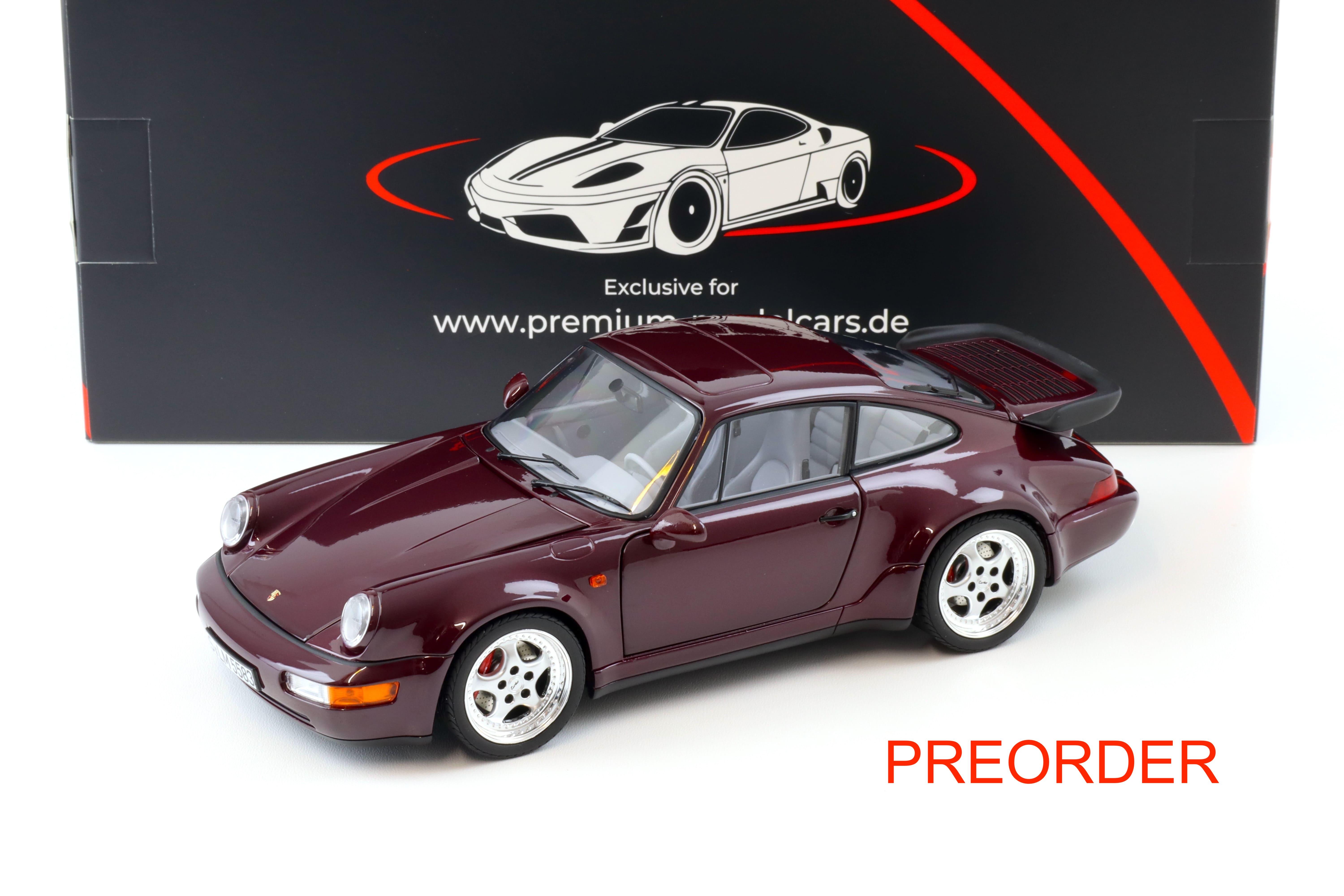 PREORDER 1:18 Norev Porsche 911 964 Turbo 3.6 Coupe 1993 Amethyst metallic - Limited 999 pcs.