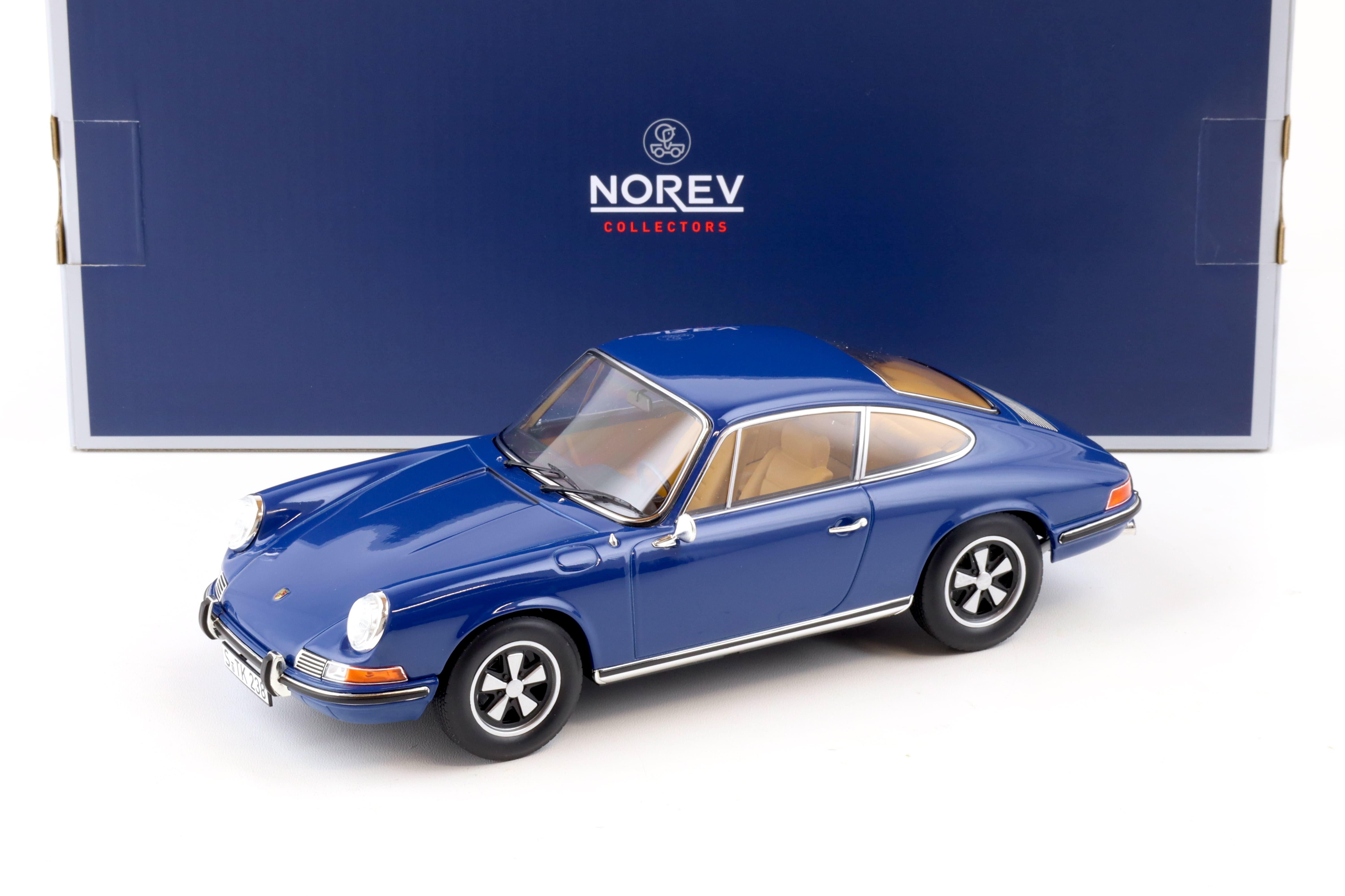 1:18 Norev Porsche 911 S Coupe 1969 blue 
