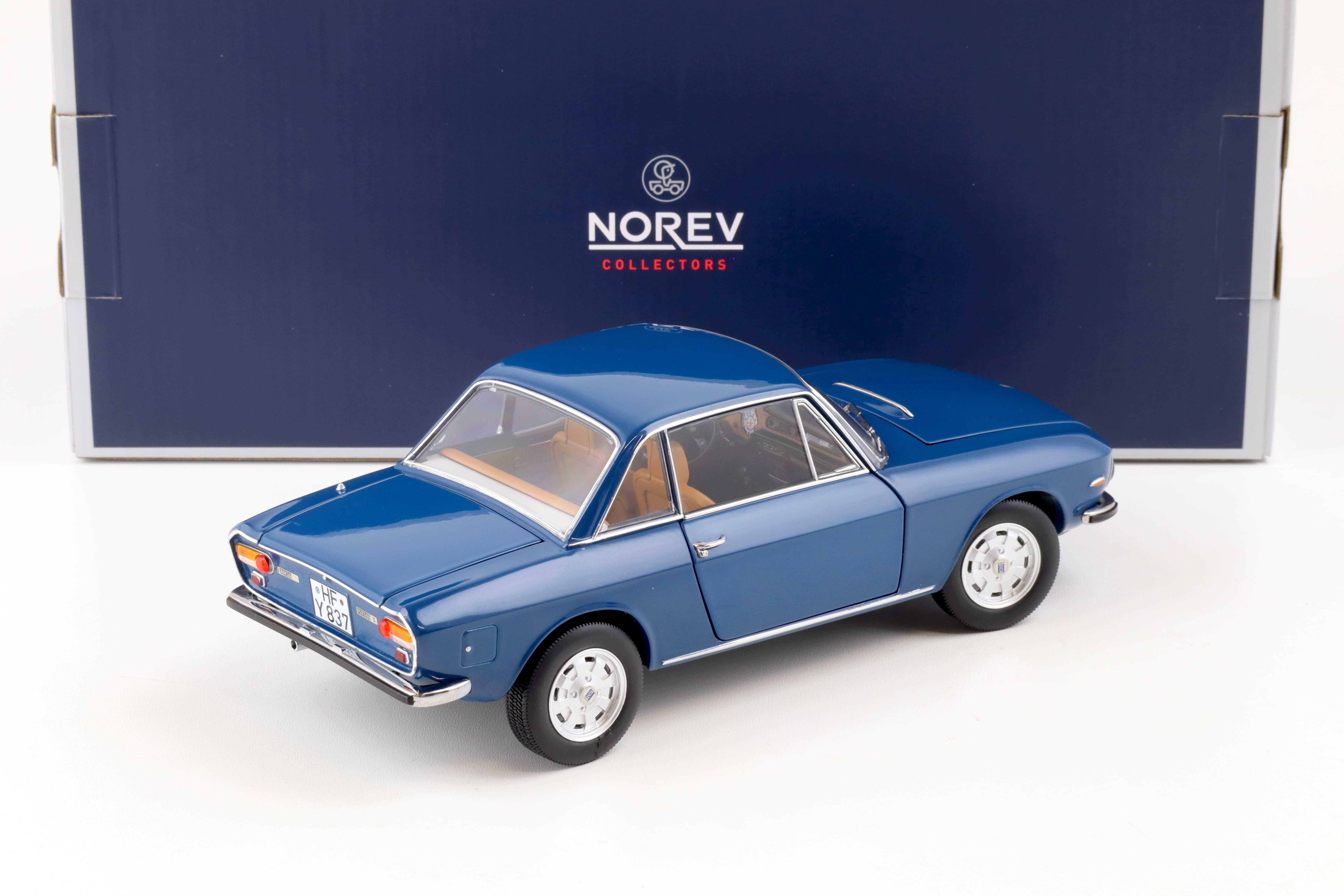 1:18 Norev Lancia Fulvia 3 blue agnano 1975 - Limited Edition 1000 pcs.