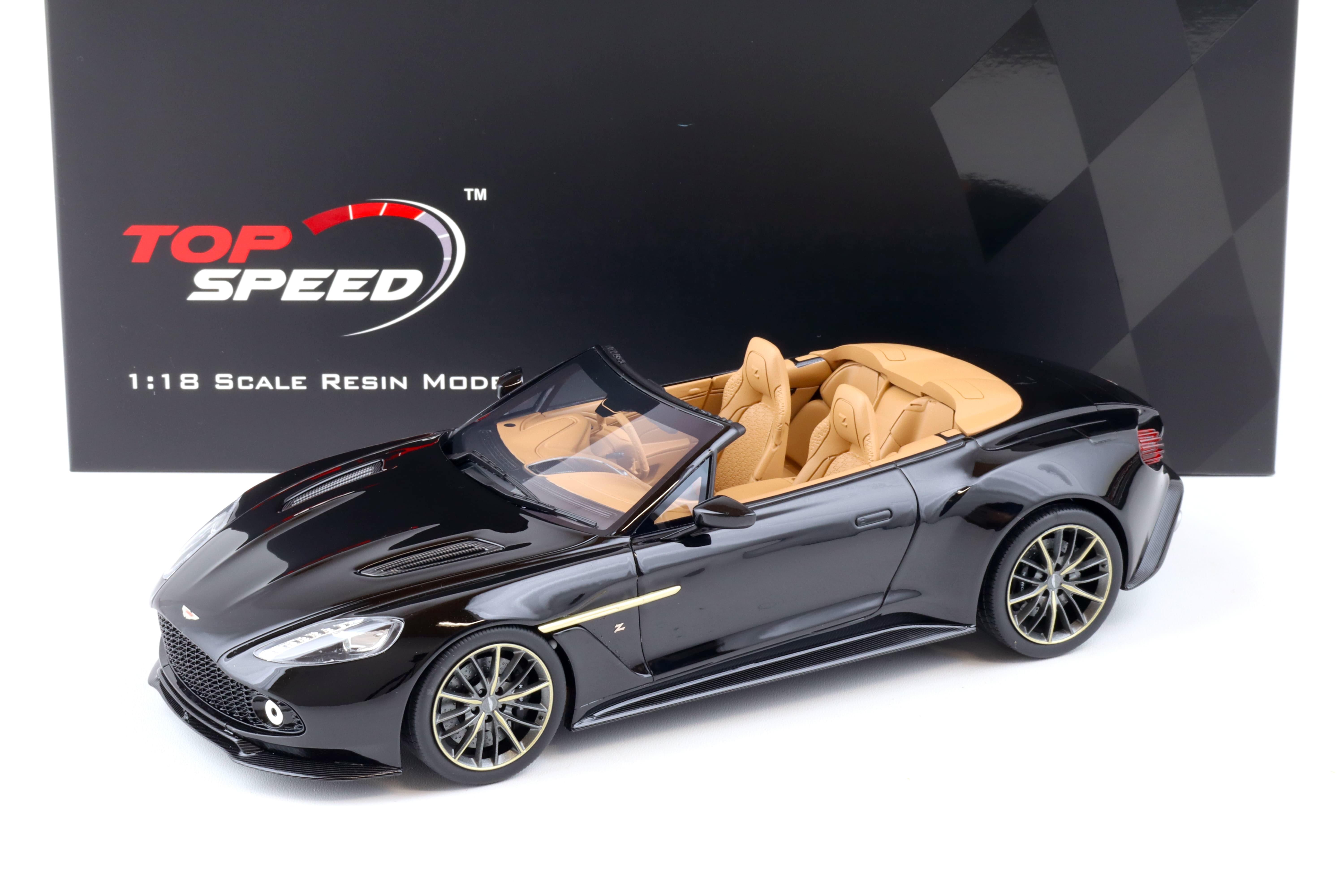 1:18 Top Speed Aston Martin Vanquish Zagato Volante Scorching black TS0216