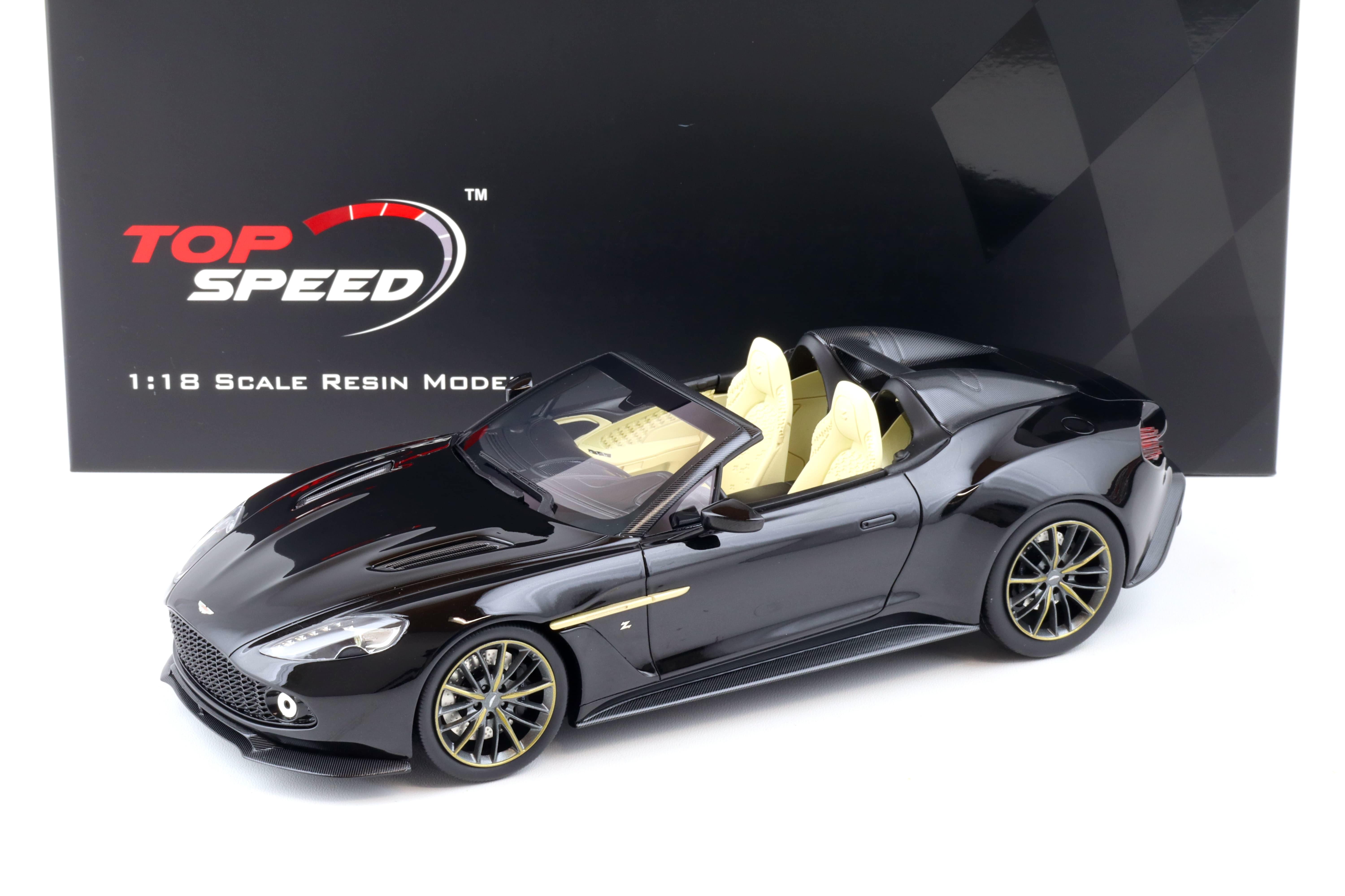 1:18 Top Speed Aston Martin Vanquish Zagato Speedster Scorching black TS0231