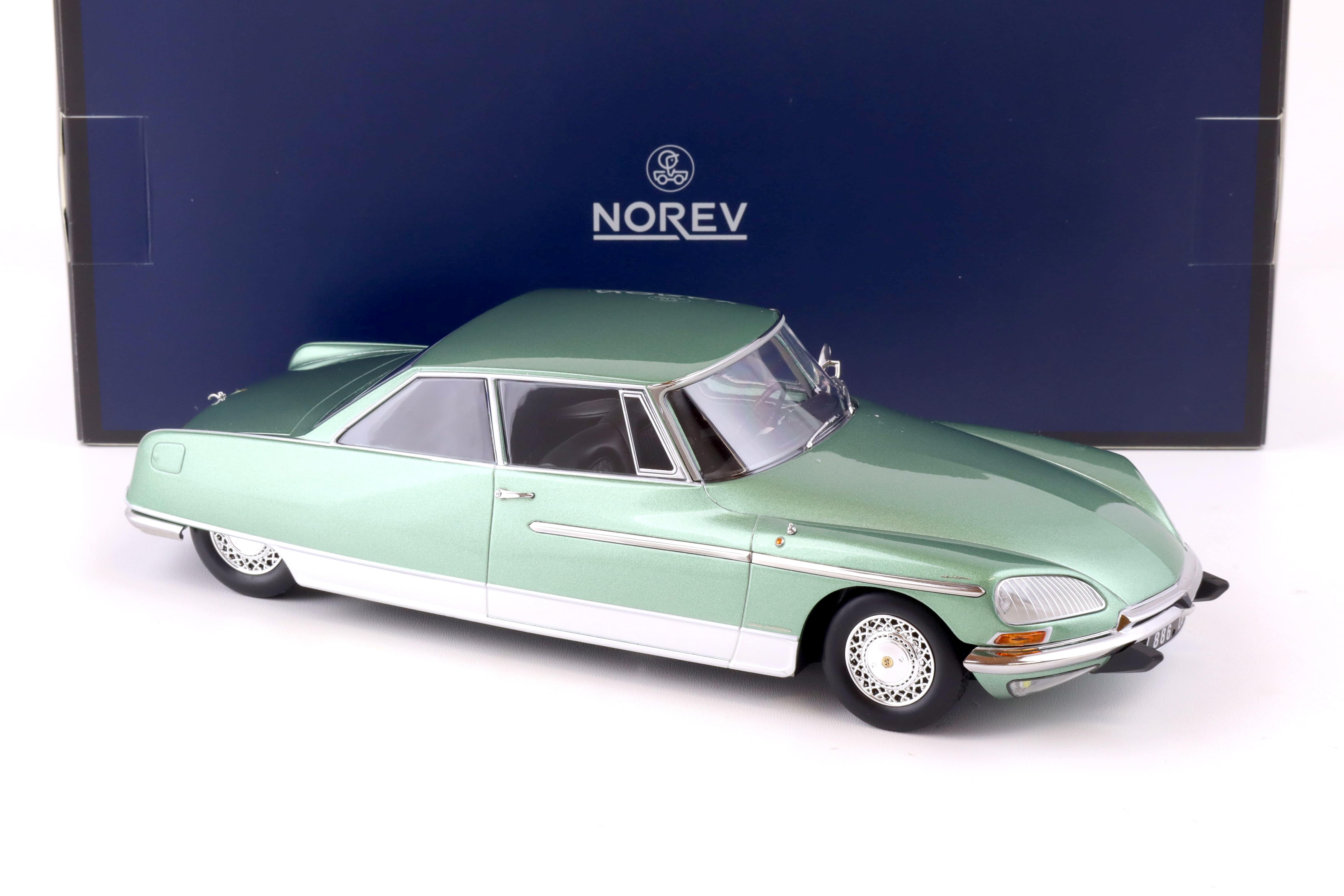 1:18 Norev Citroen DS 21 Le Leman 1968 green metallic - Limited 200 pcs.