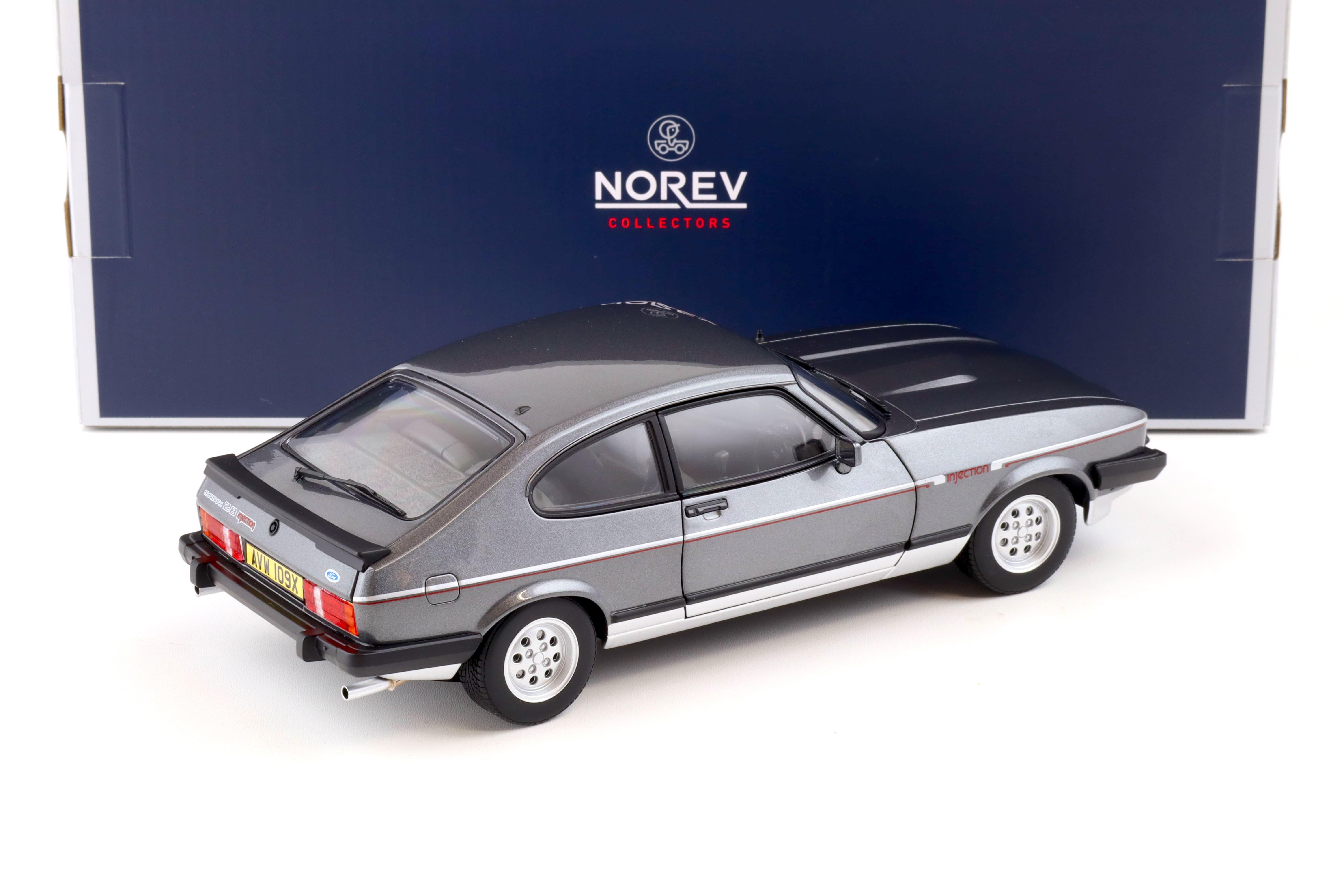 1:18 Norev Ford Capri 2.8i Injection RHD Coupe 1981 grey metallic
