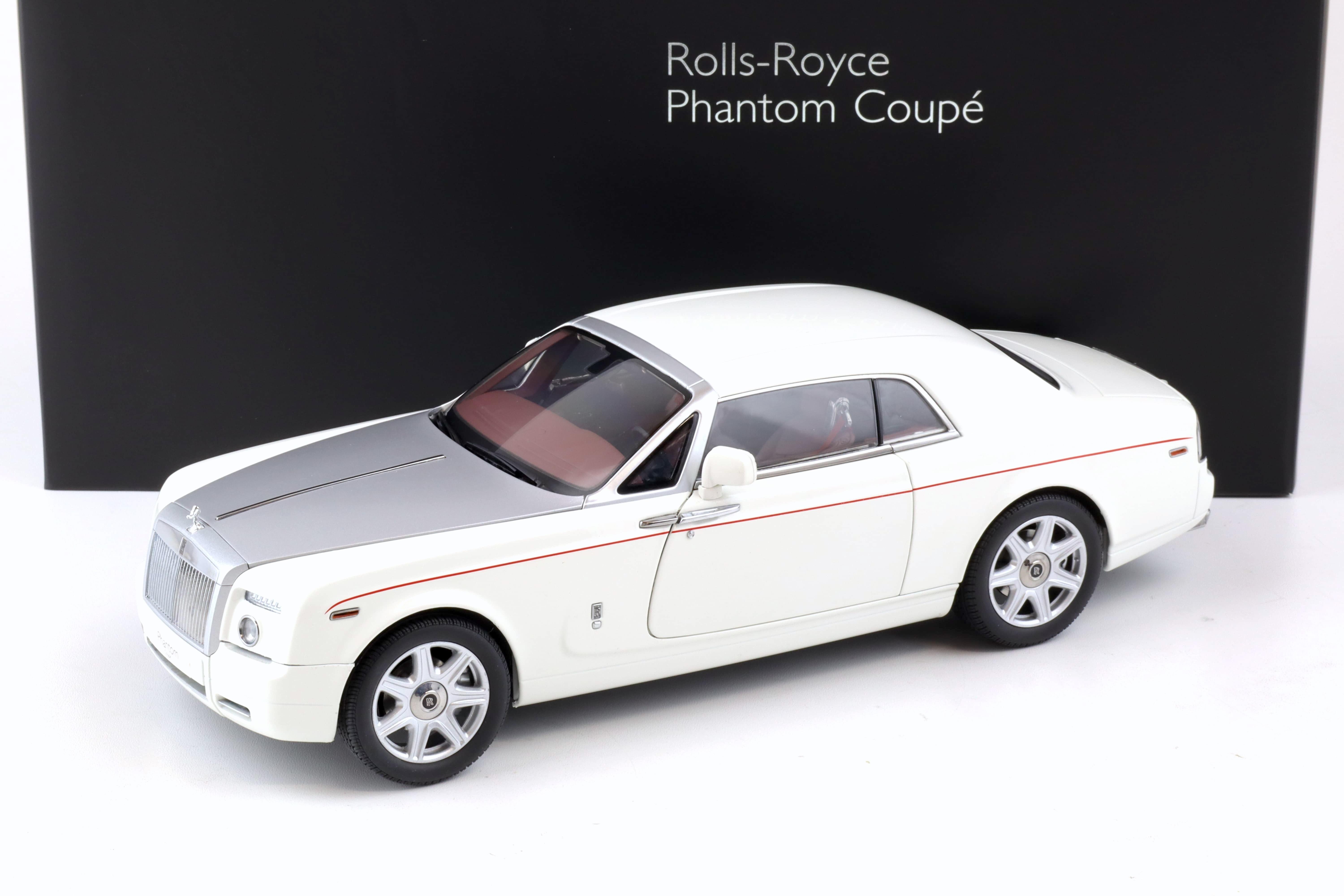 1:18 Kyosho Rolls Royce Phantom Coupe English white 08861EW