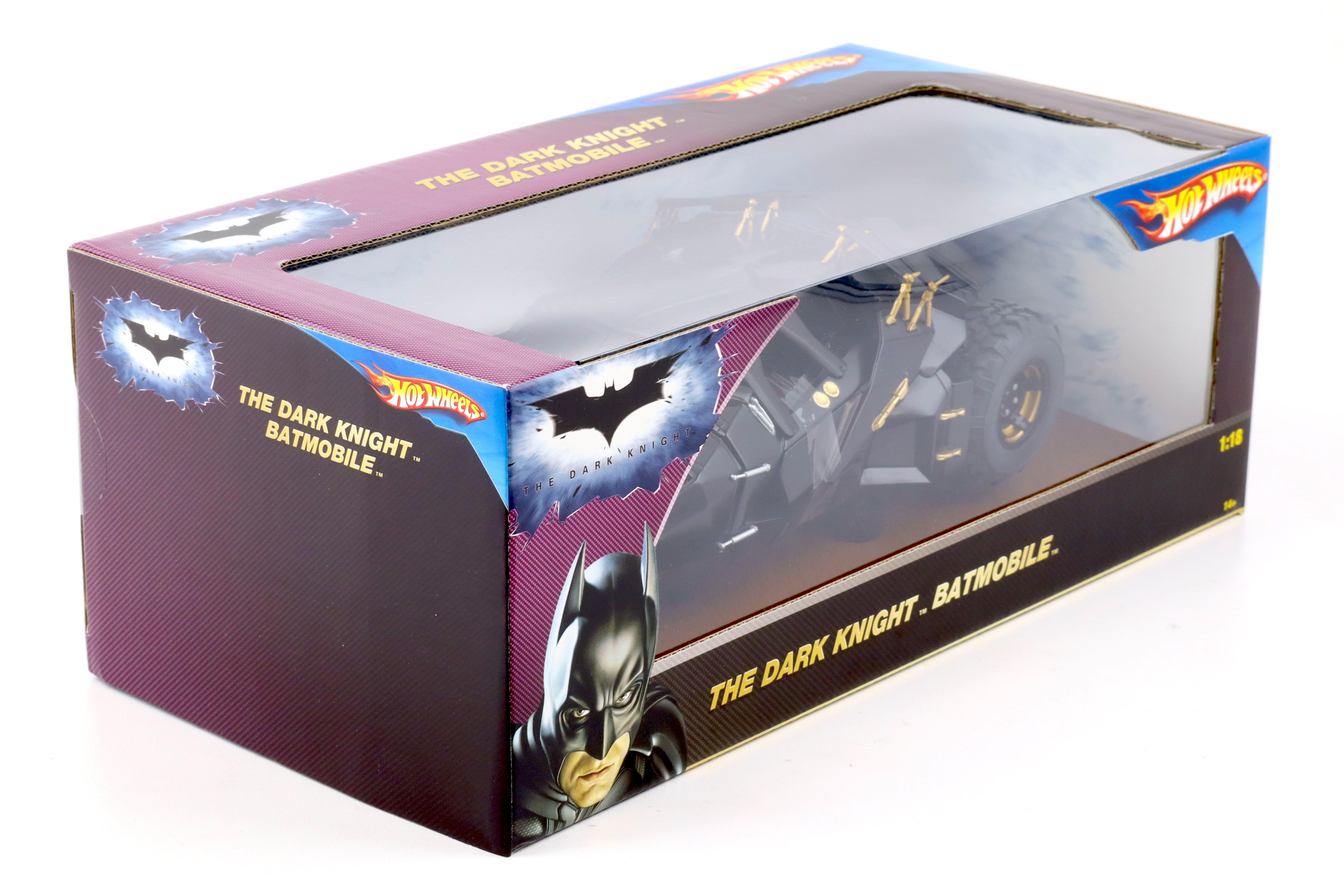 1:18 Hot Wheels BATMAN The Dark Knight Trilogy Batmobile Tumbler black N2480