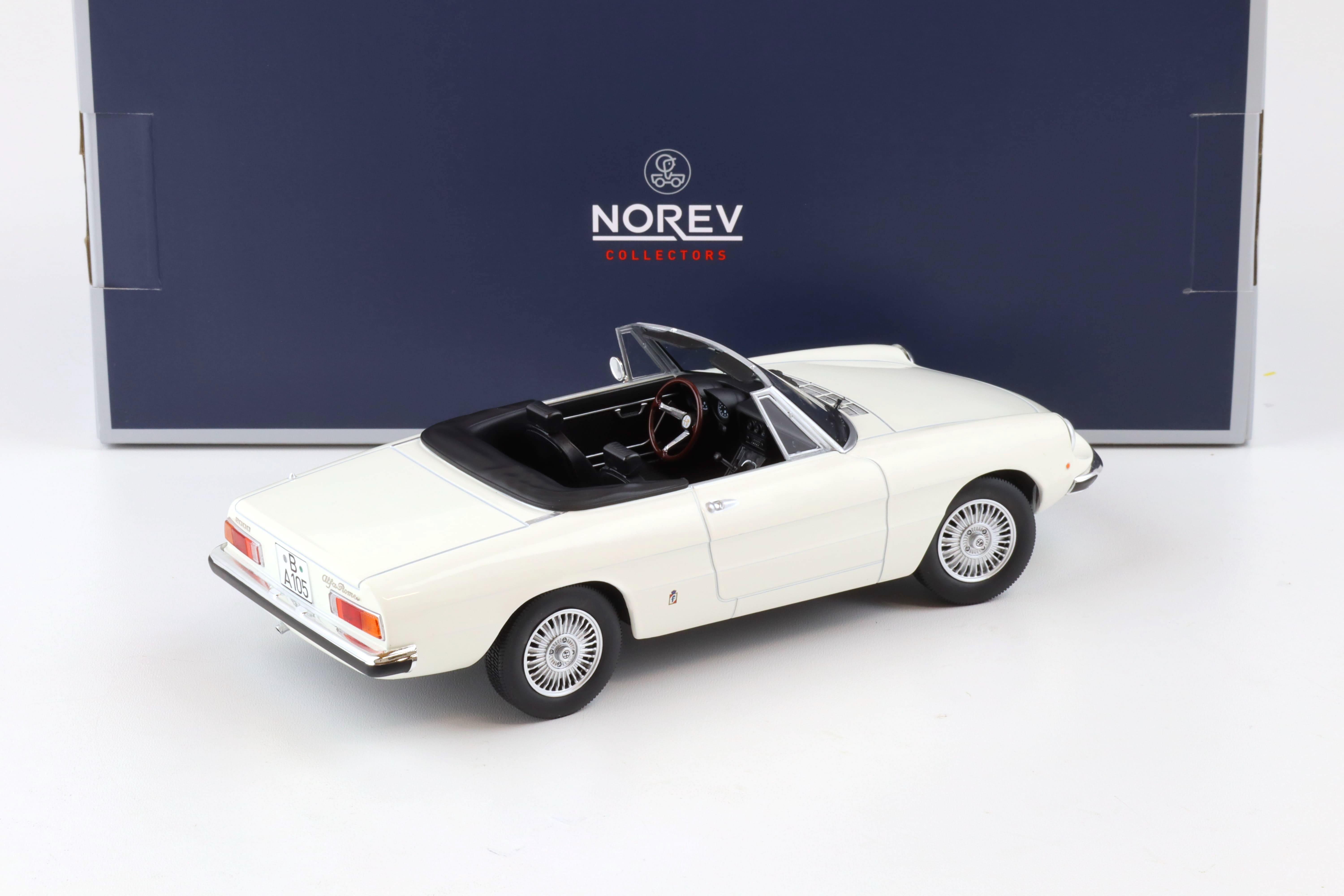 1:18 Norev Alfa Romeo 2000 Spider with Top 1978 white