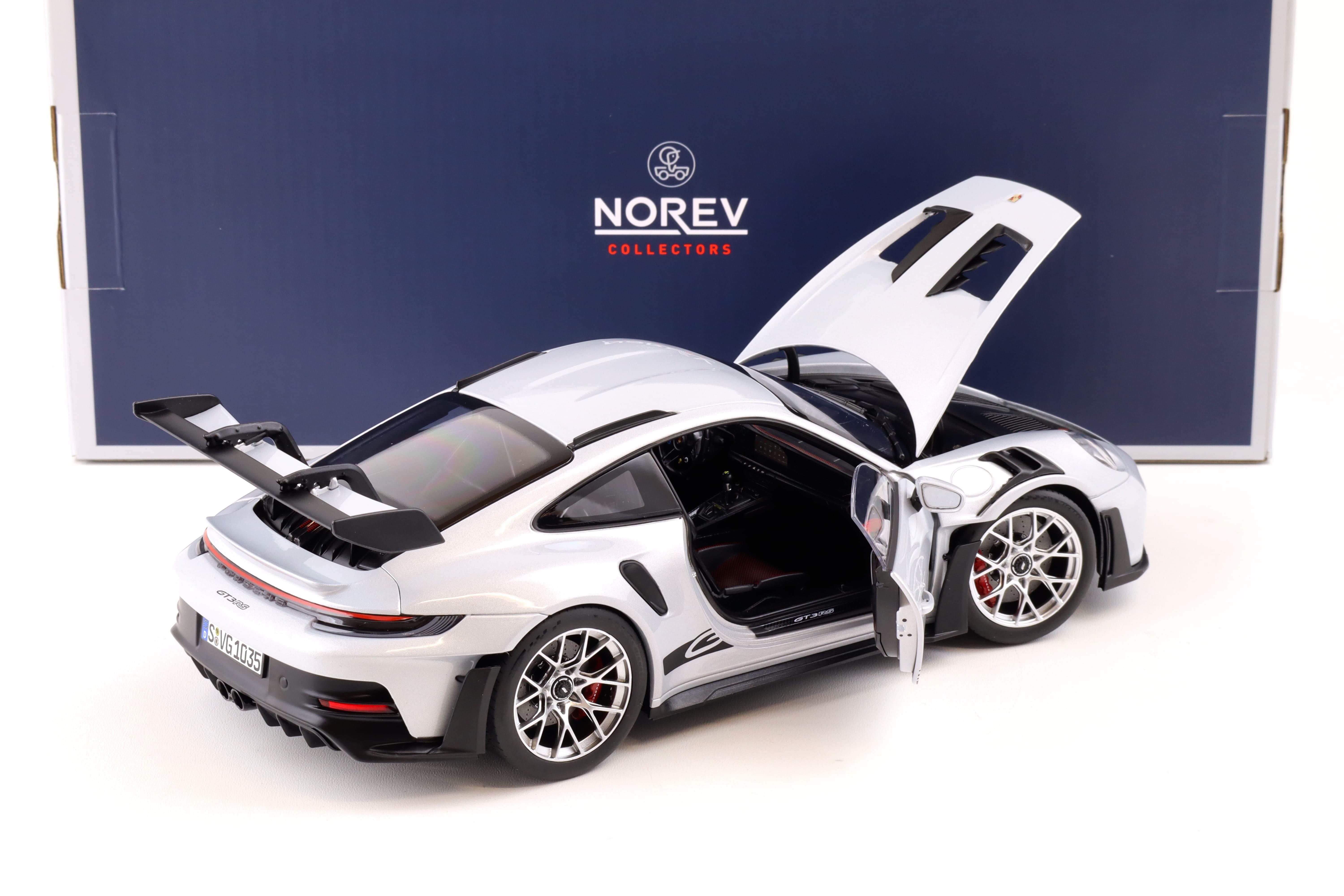1:18 Norev Porsche 911 (992) GT3 RS Coupe 2022 Ice grey metallic 187359
