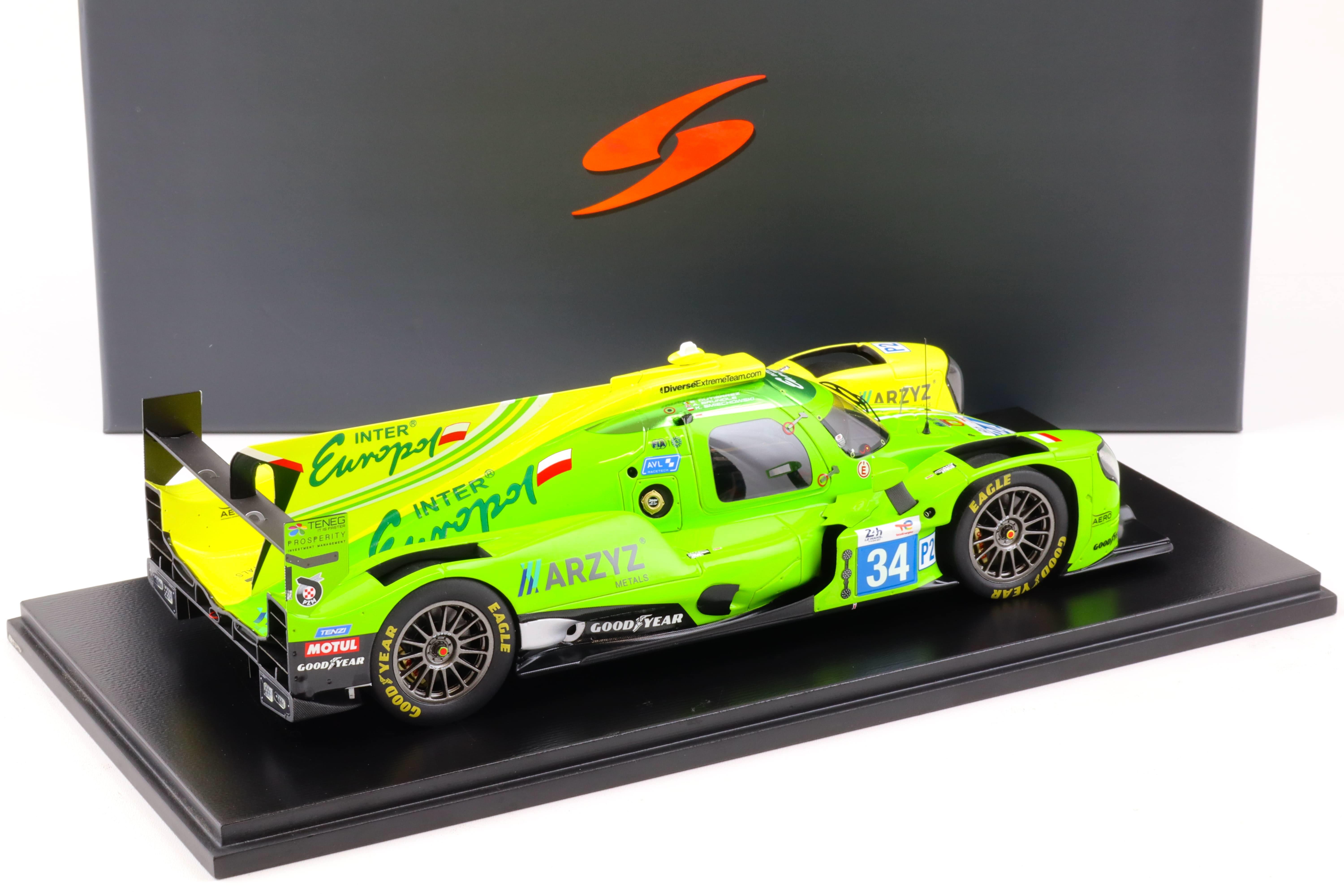 1:18 Spark Oreca 07 Gibson Inter Europol Competition 24h Le Mans 2022 #34 Smiechowski/Brundle/Gutierrez 