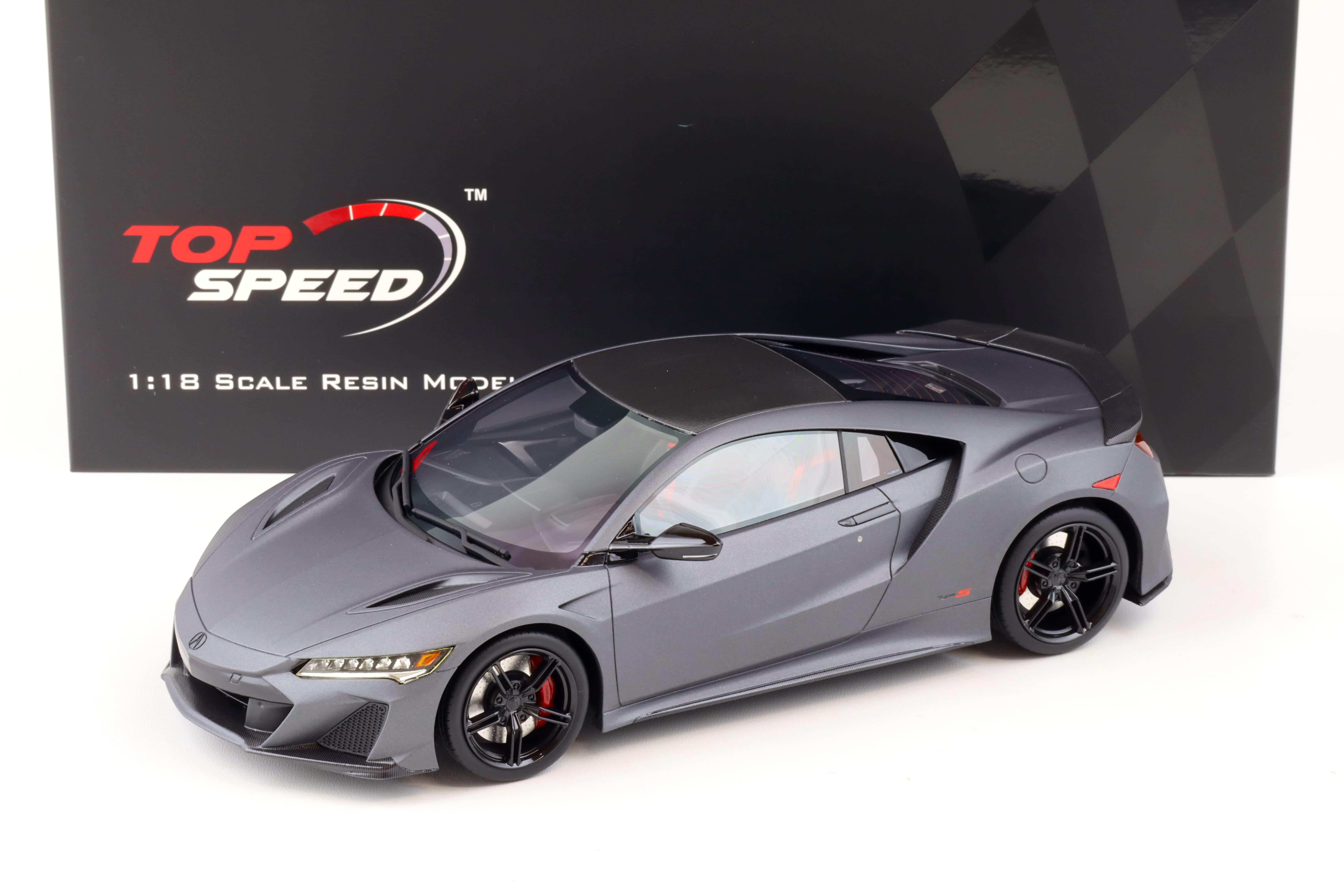 1:18 Top Speed Acura NSX Type S Coupe 2022 Gotham grey matte TS0424