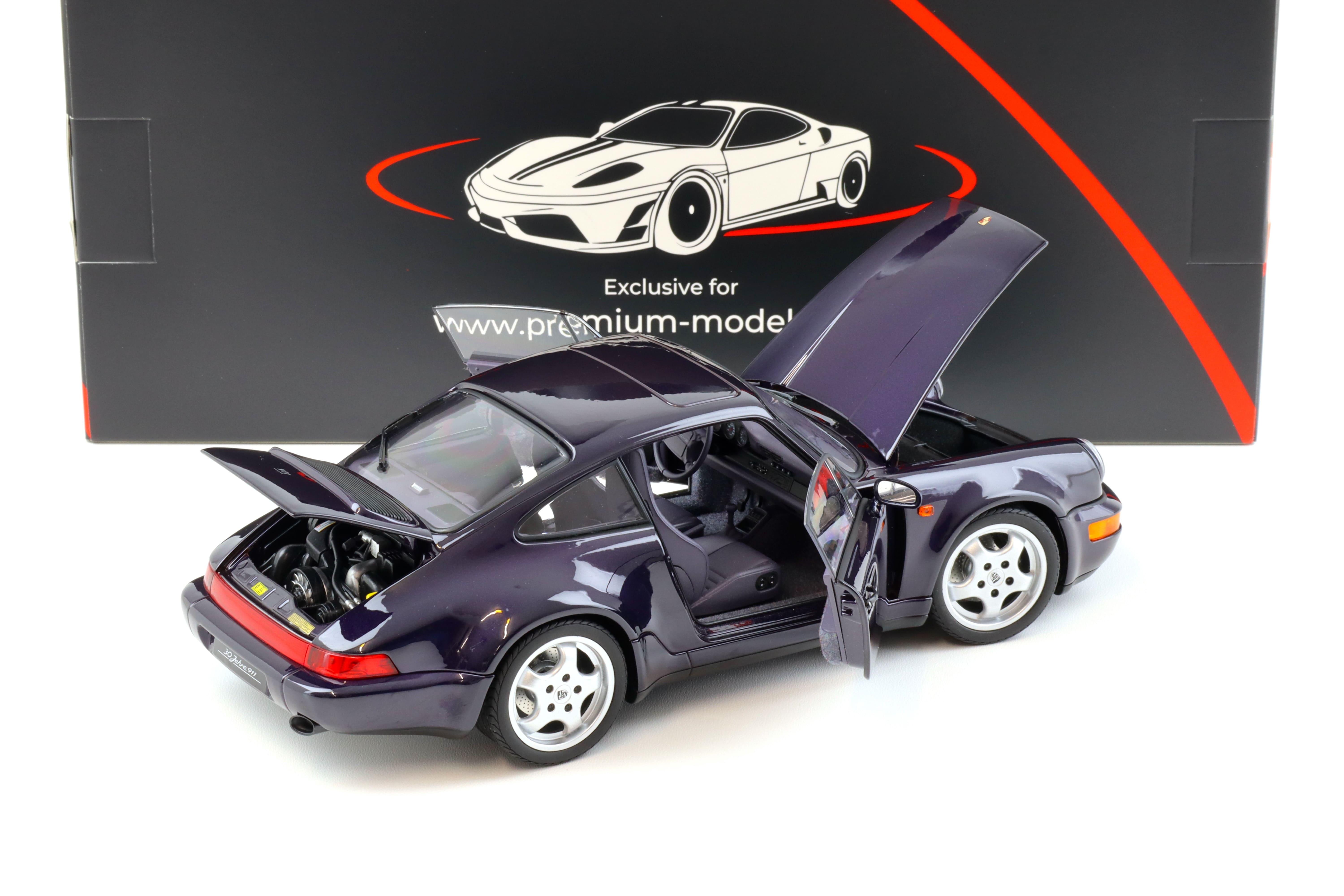 PREORDER 1:18 Norev Porsche 911 964 Carrera 4 WTL 30 Jahre 911 viola metallic - Limited 999 pcs.