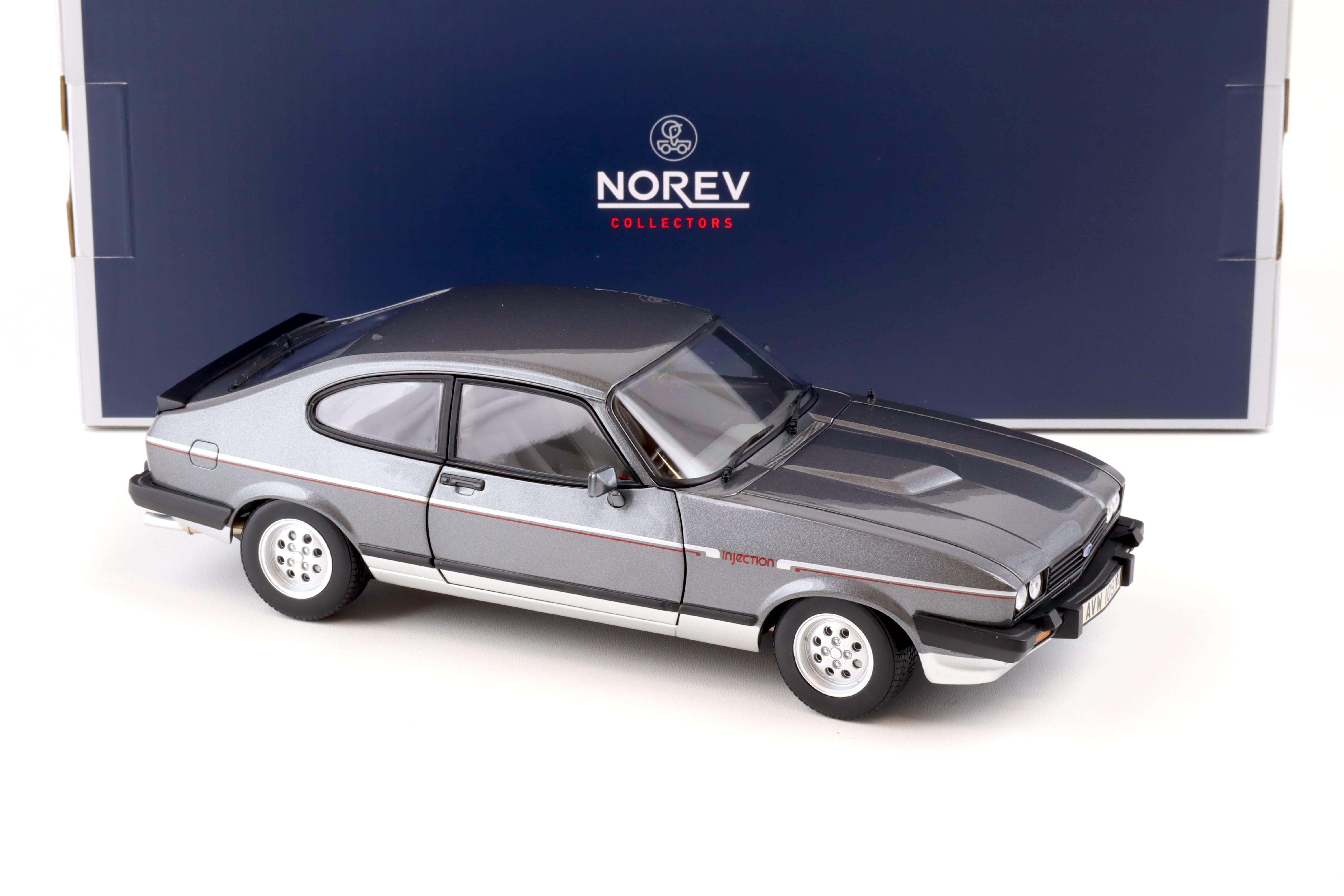 1:18 Norev Ford Capri 2.8i Injection RHD Coupe 1981 grey metallic