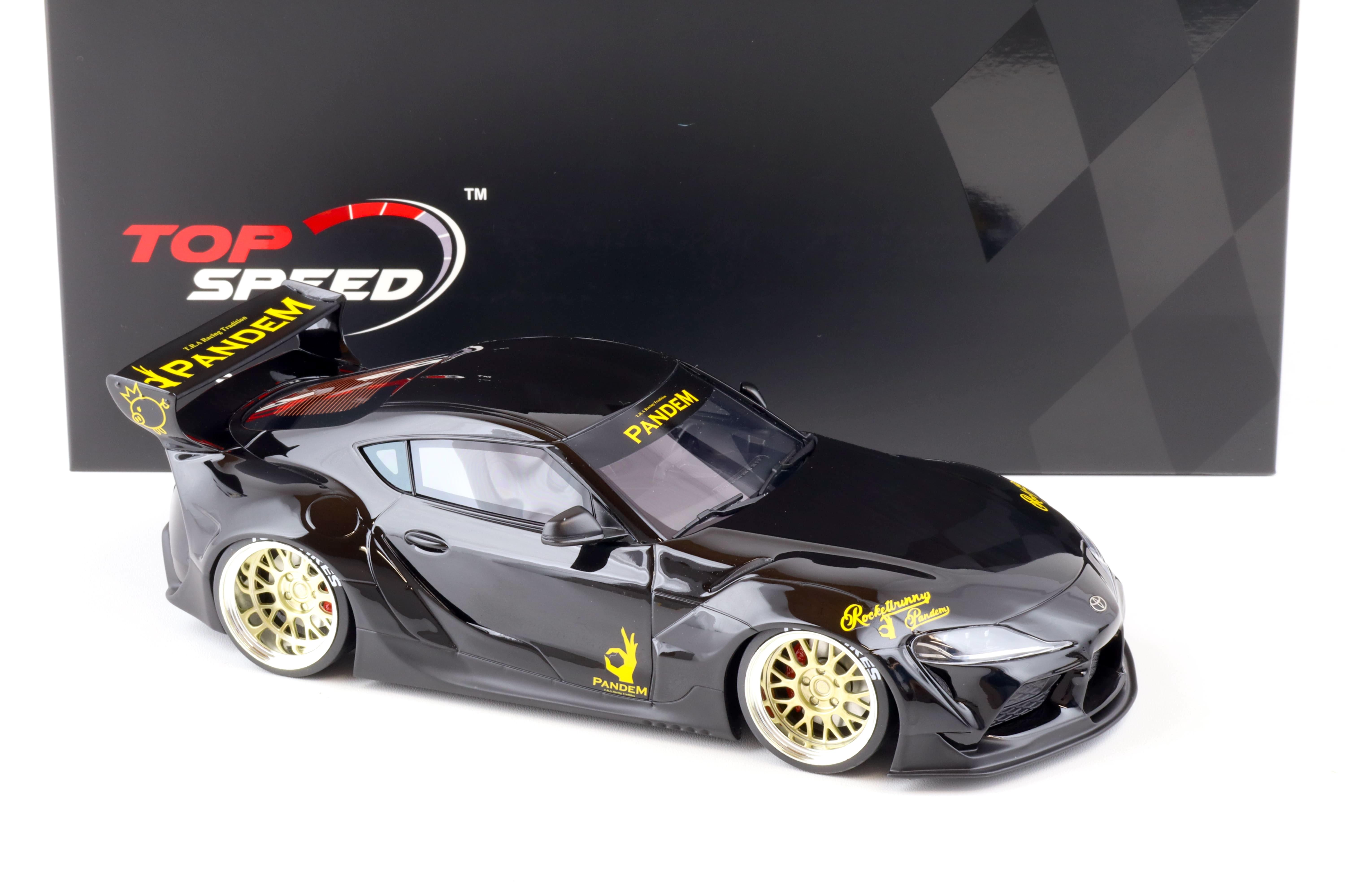 1:18 Top Speed Pandem Toyota GR Supra V1.0 black TS0307