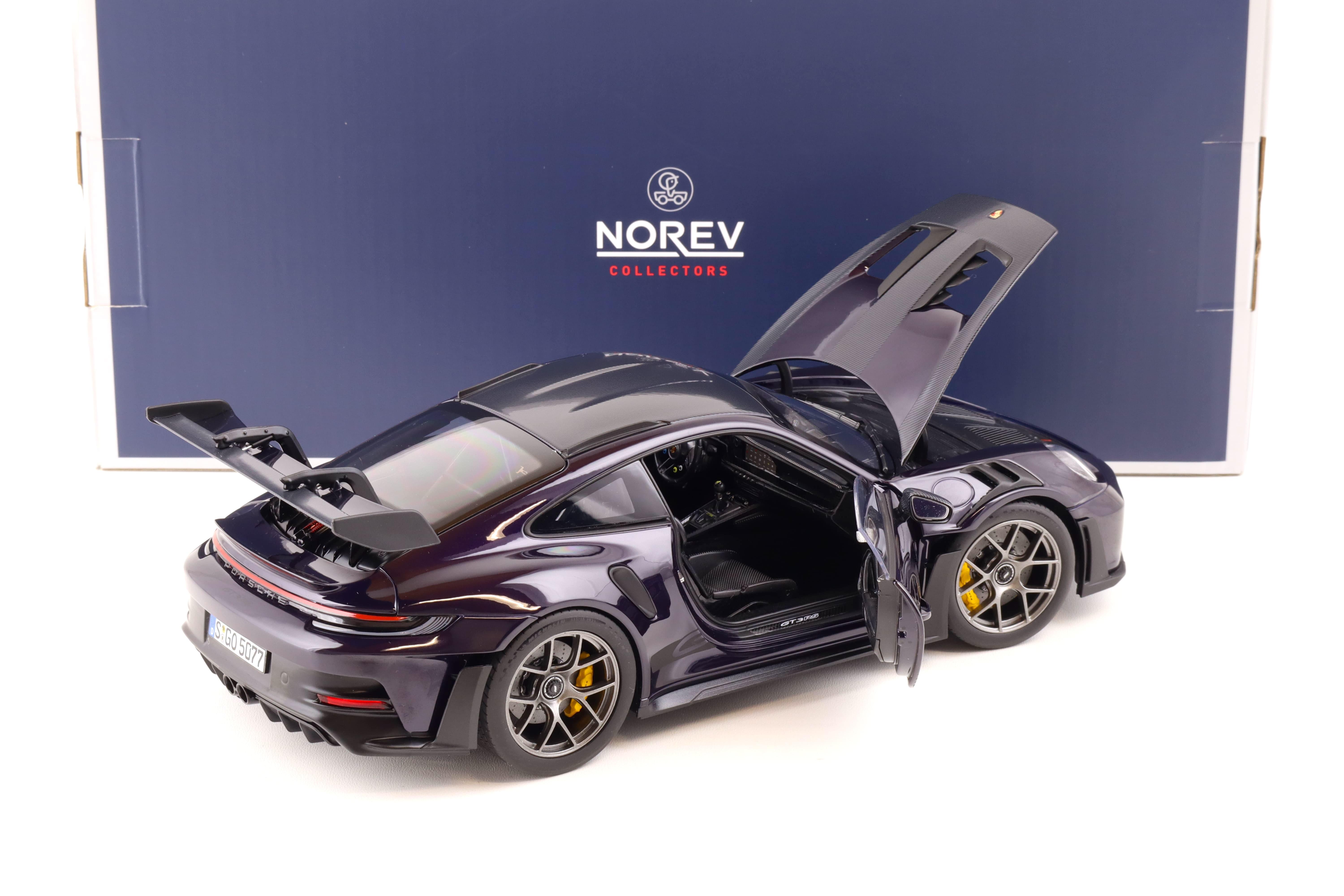 1:18 Norev Porsche 911 (992) GT3 RS Weissach Package 2022 PTS viola metallic - Limited 504 pcs.