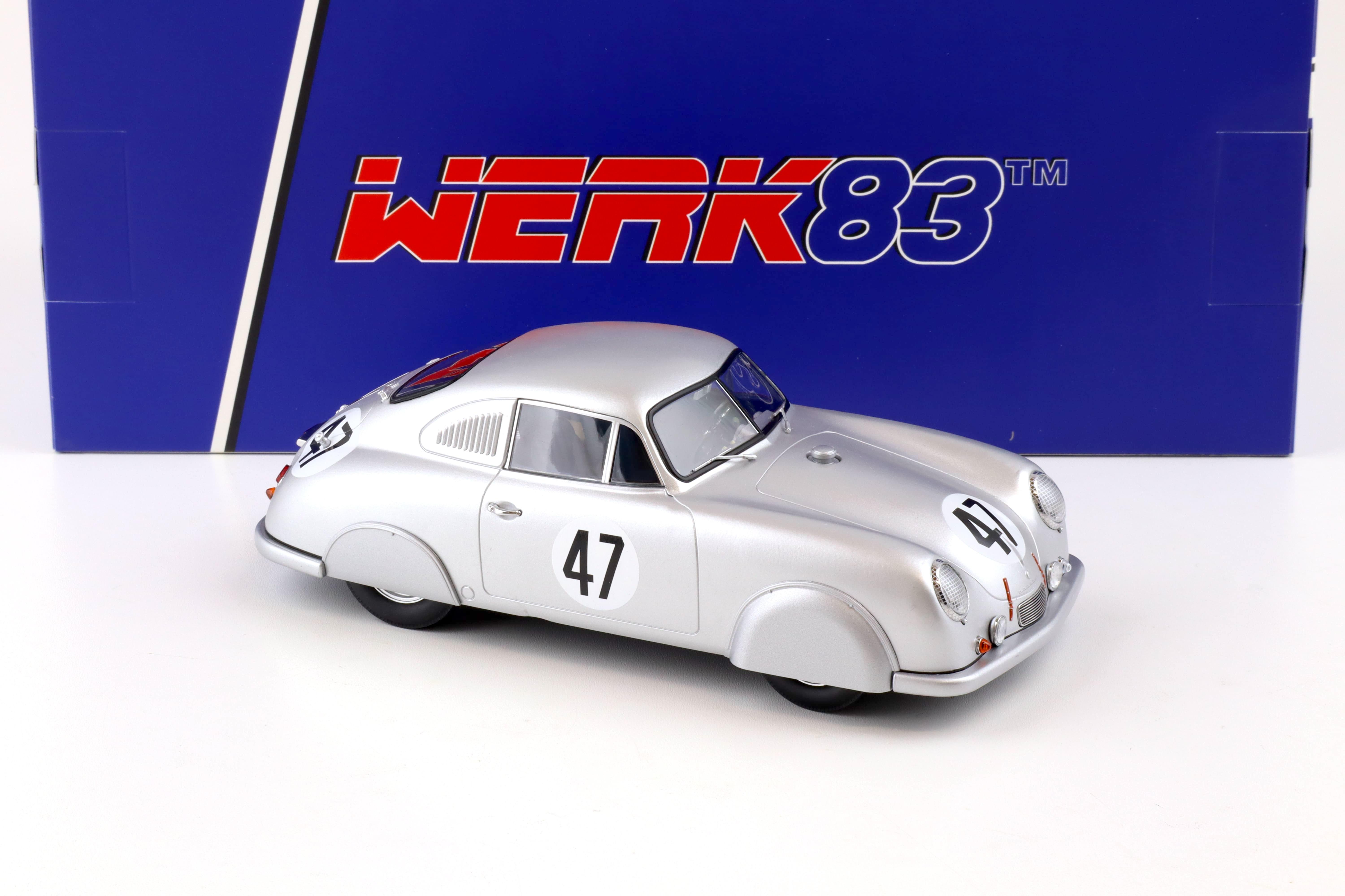 1:18 Werk83 Porsche 356 SL #47 Sauerwein/ Brunet 24h Le Mans 1951