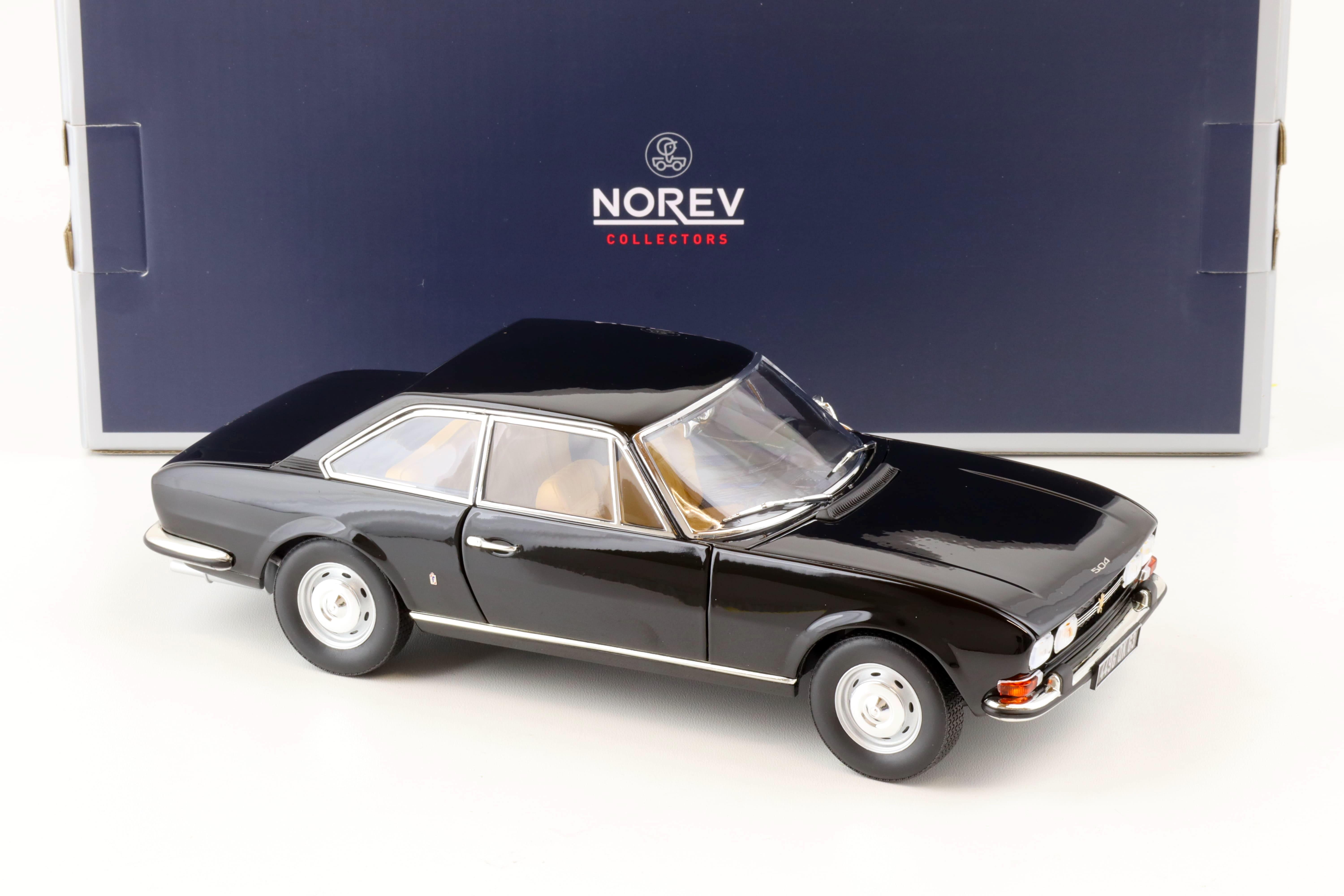 1:18 Norev Peugeot 504 Coupe 1972 black/ beige 184816