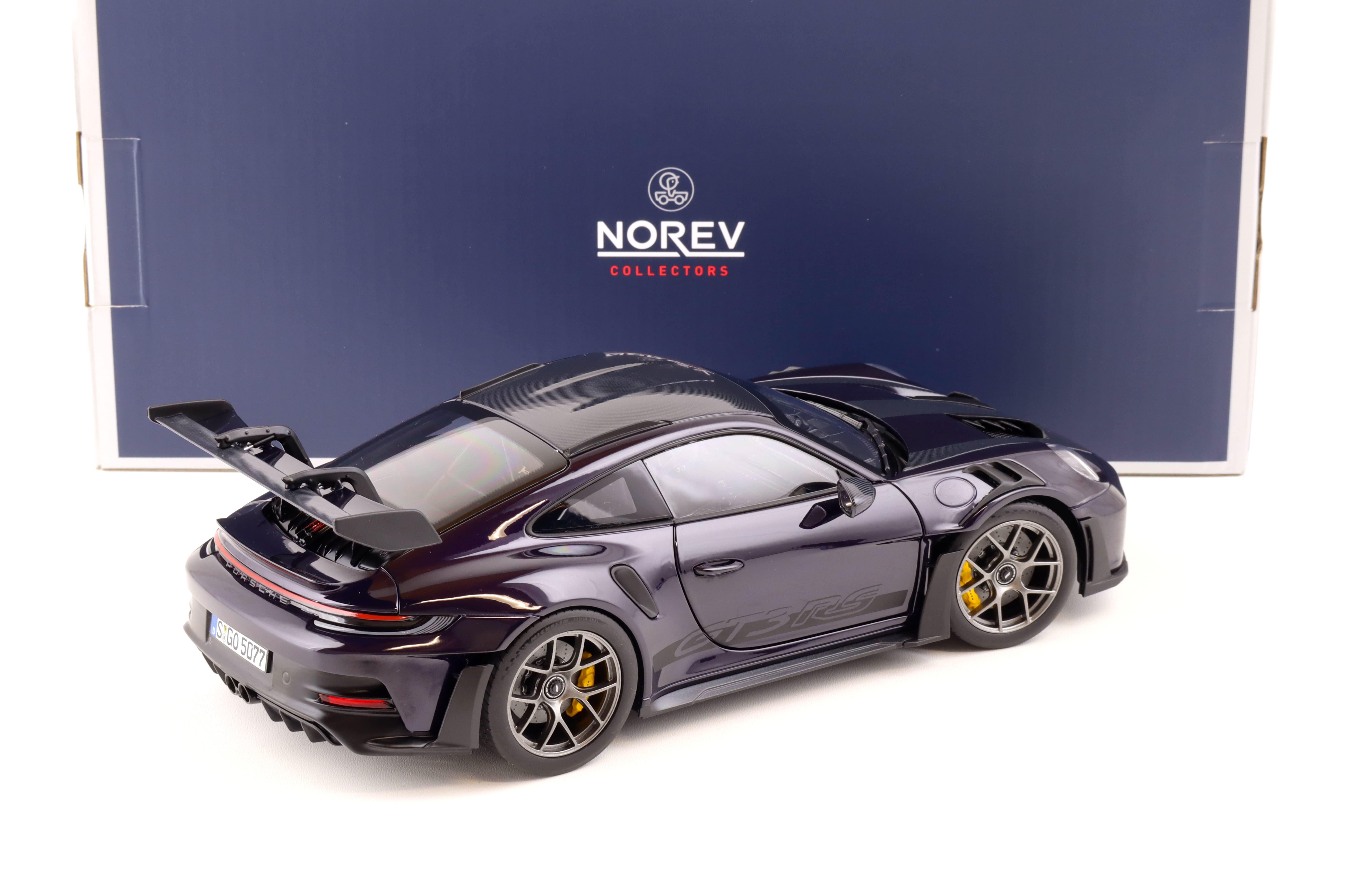 1:18 Norev Porsche 911 (992) GT3 RS Weissach Package 2022 PTS viola metallic - Limited 504 pcs.