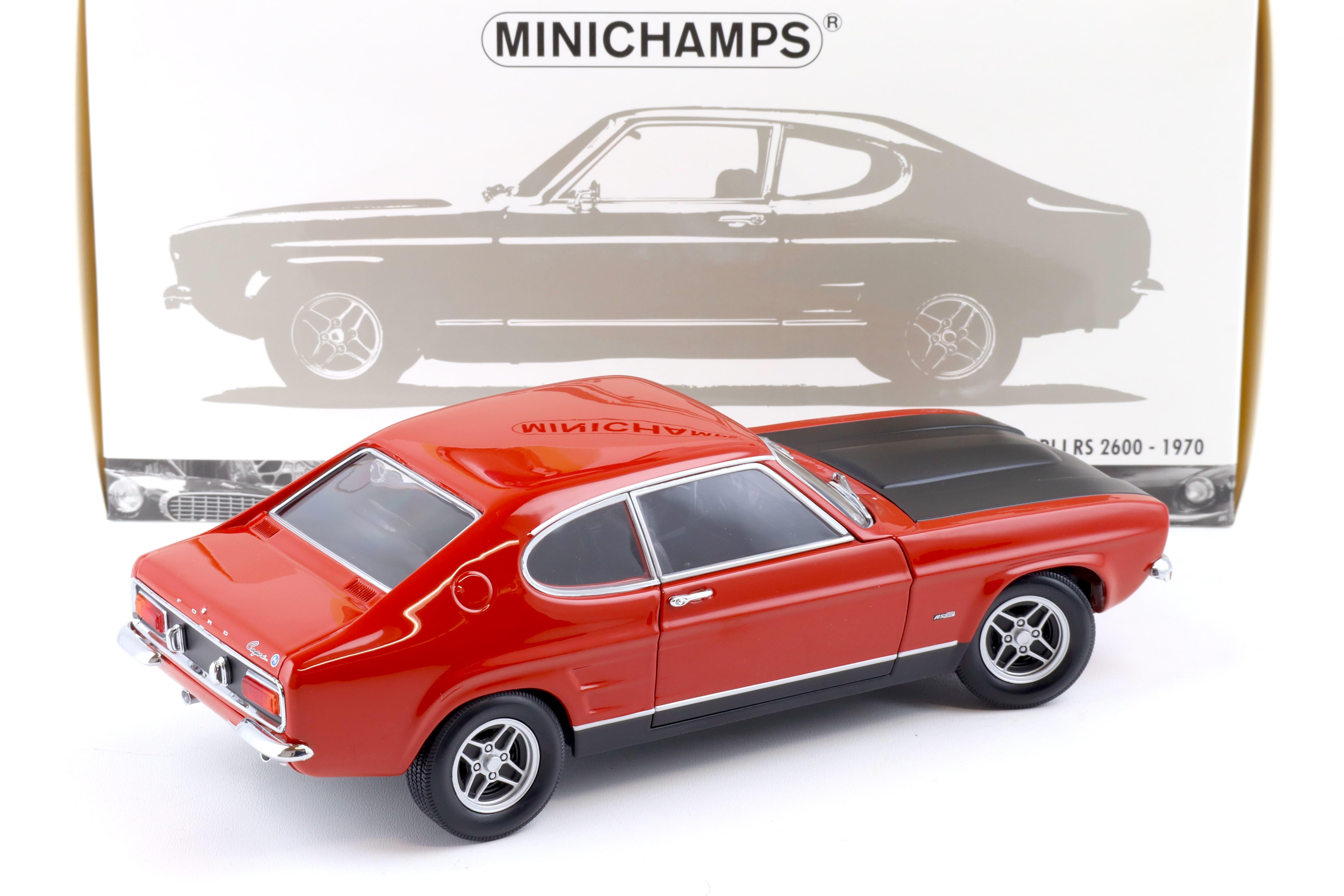 1:18 Minichamps Ford Capri I RS 2600 red/black 1970 