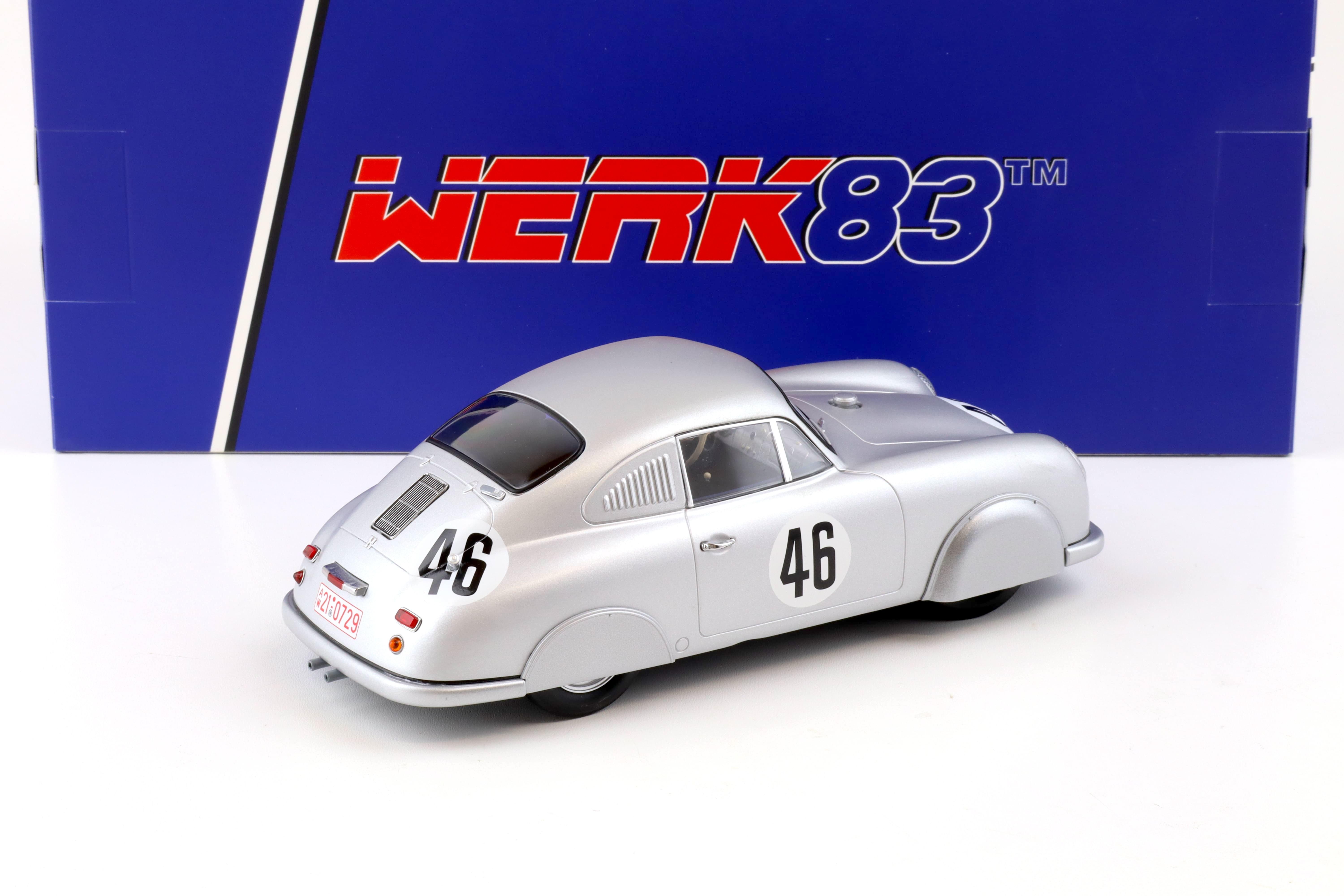 1:18 Werk83 Porsche 356 SL #46 Class Winner 24h Le Mans 1951 Veuillet/ Mouche