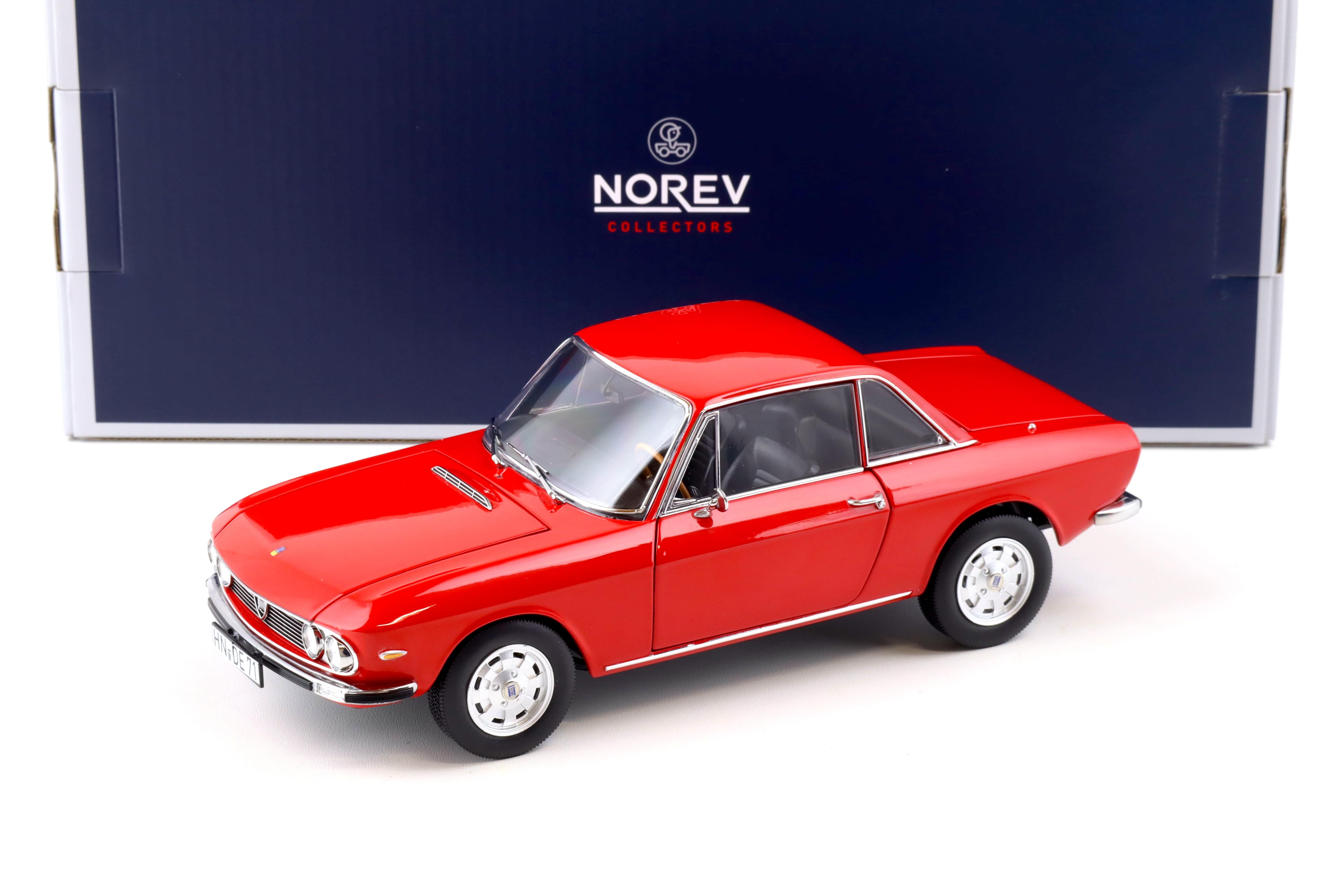 1:18 Norev Lancia Fulvia 1600 HF Lusso 1971 red - Limited Edition 1000 pcs.