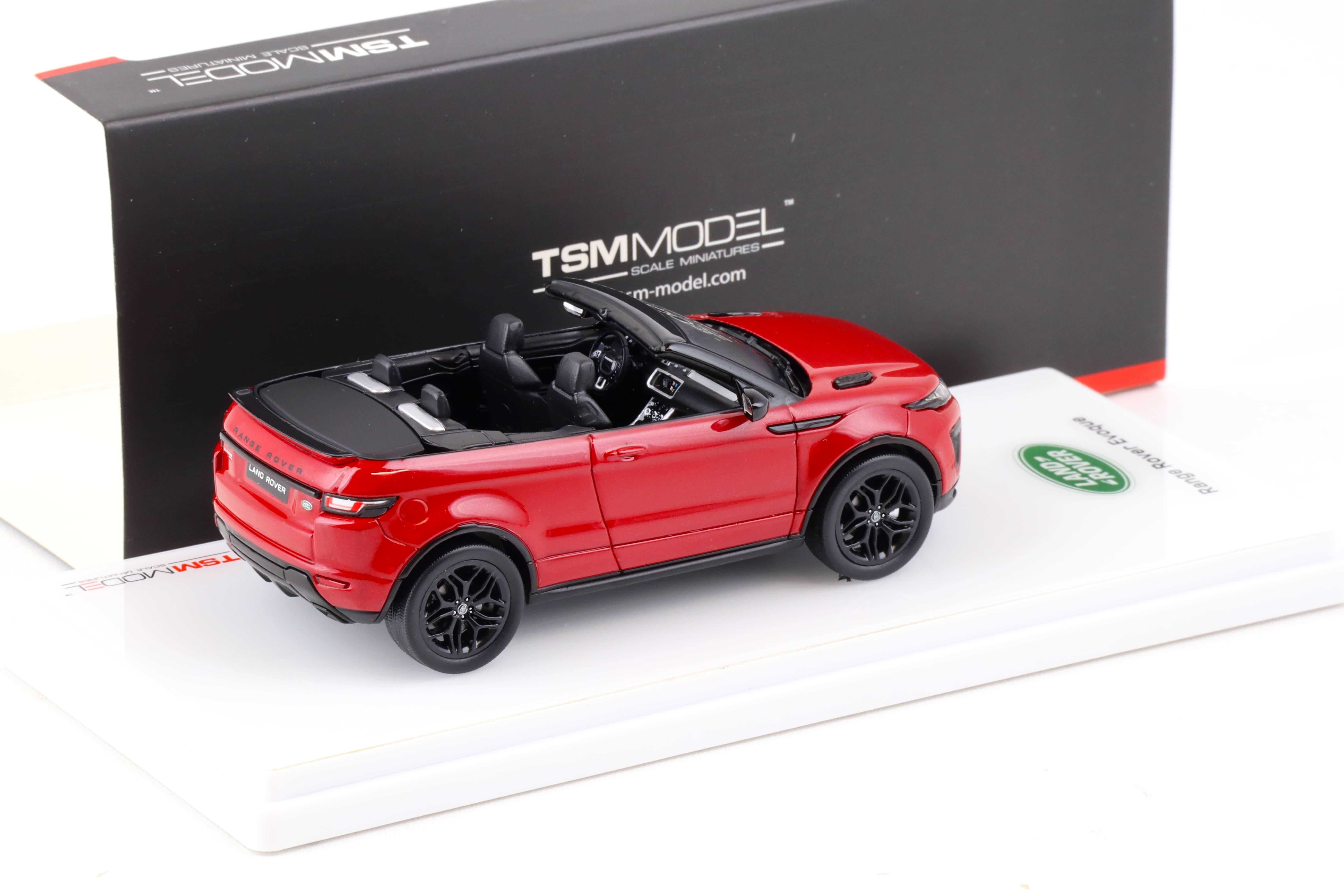 1:43 TSM Model Range Rover Evoque Convertible Firenze red TSM430155