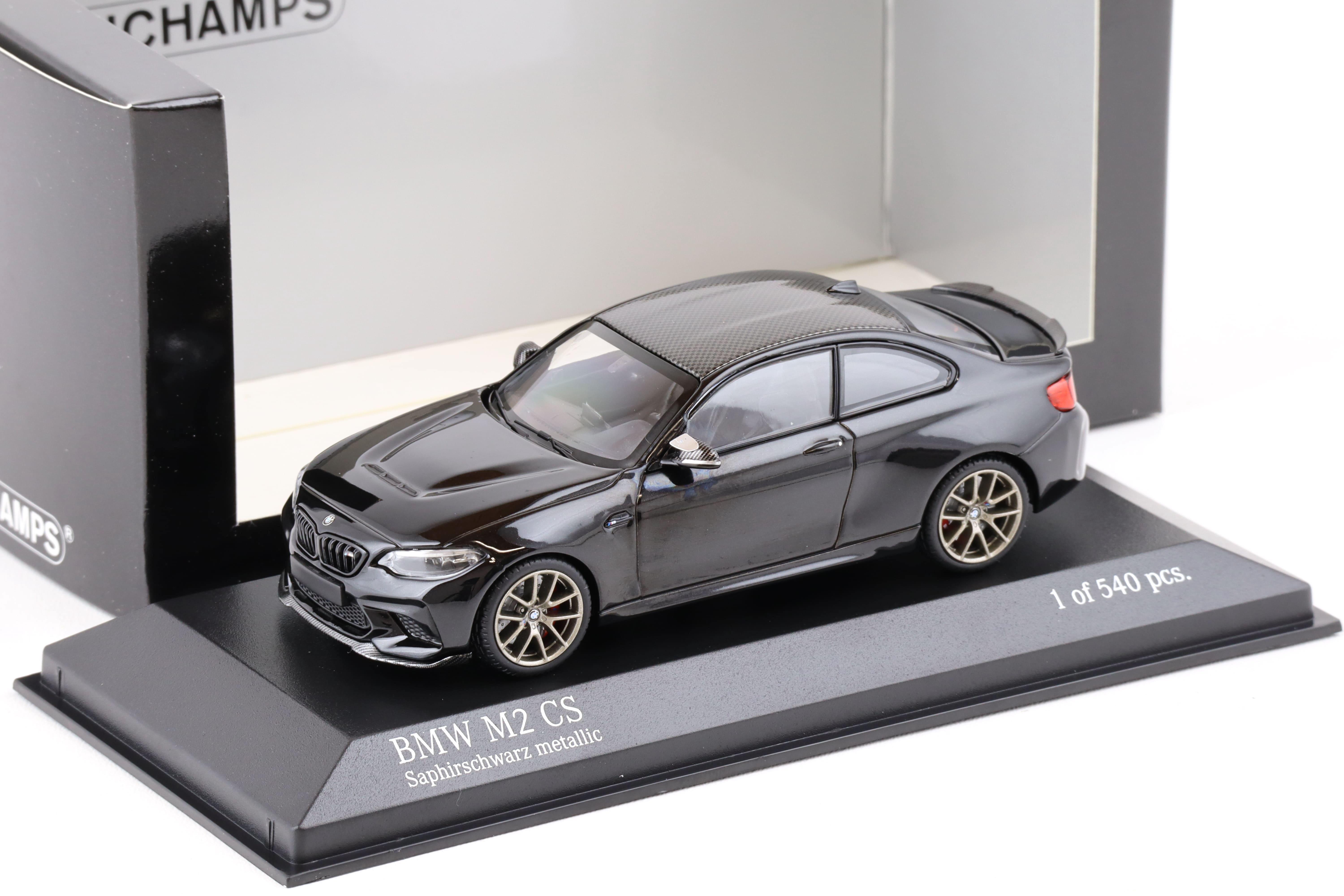 1:43 Minichamps BMW M2 CS Coupe Sapphire black/ gold wheels 2020