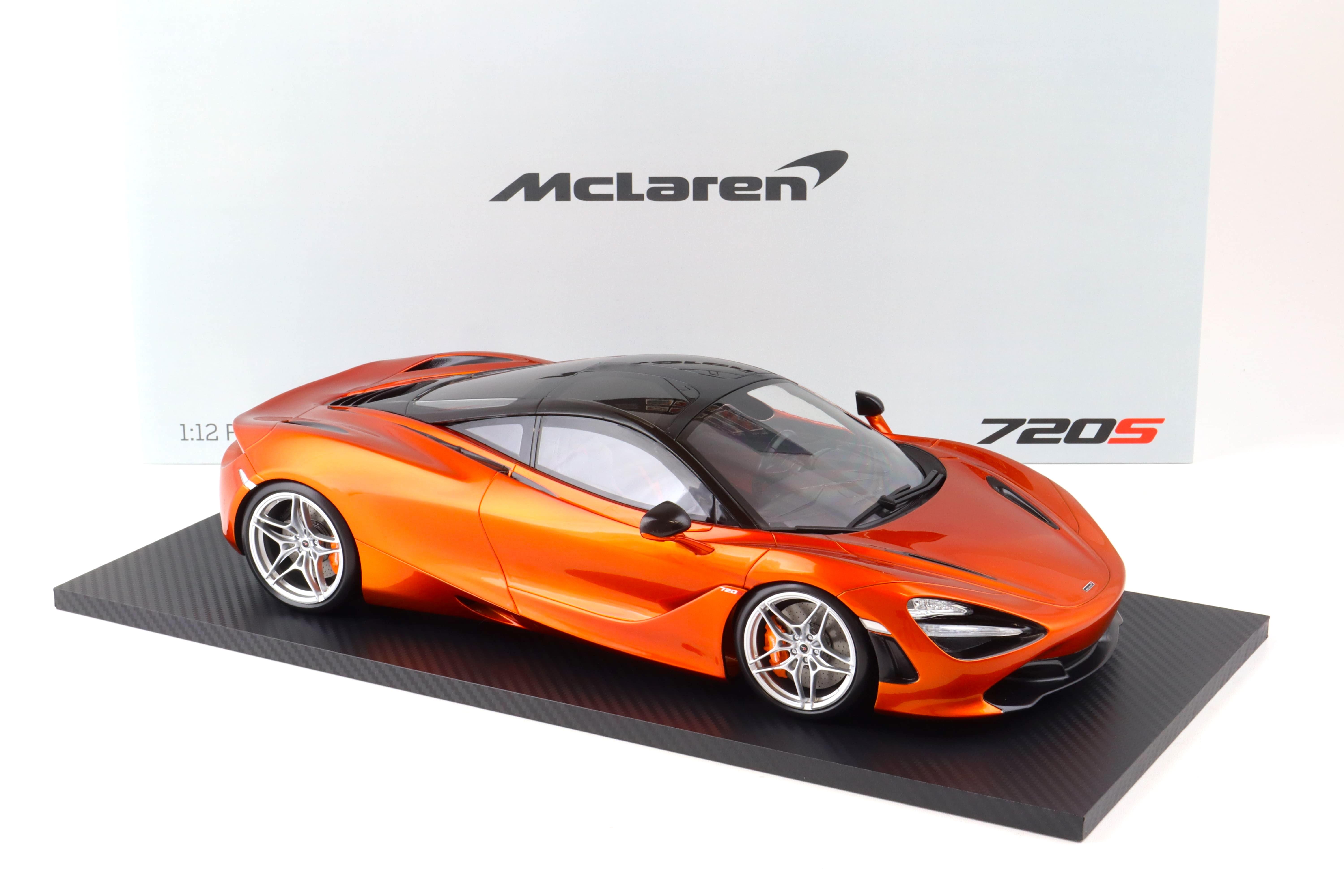 1:12 TSM Model McLaren 720S Coupe Azores orange/ black TSM120002