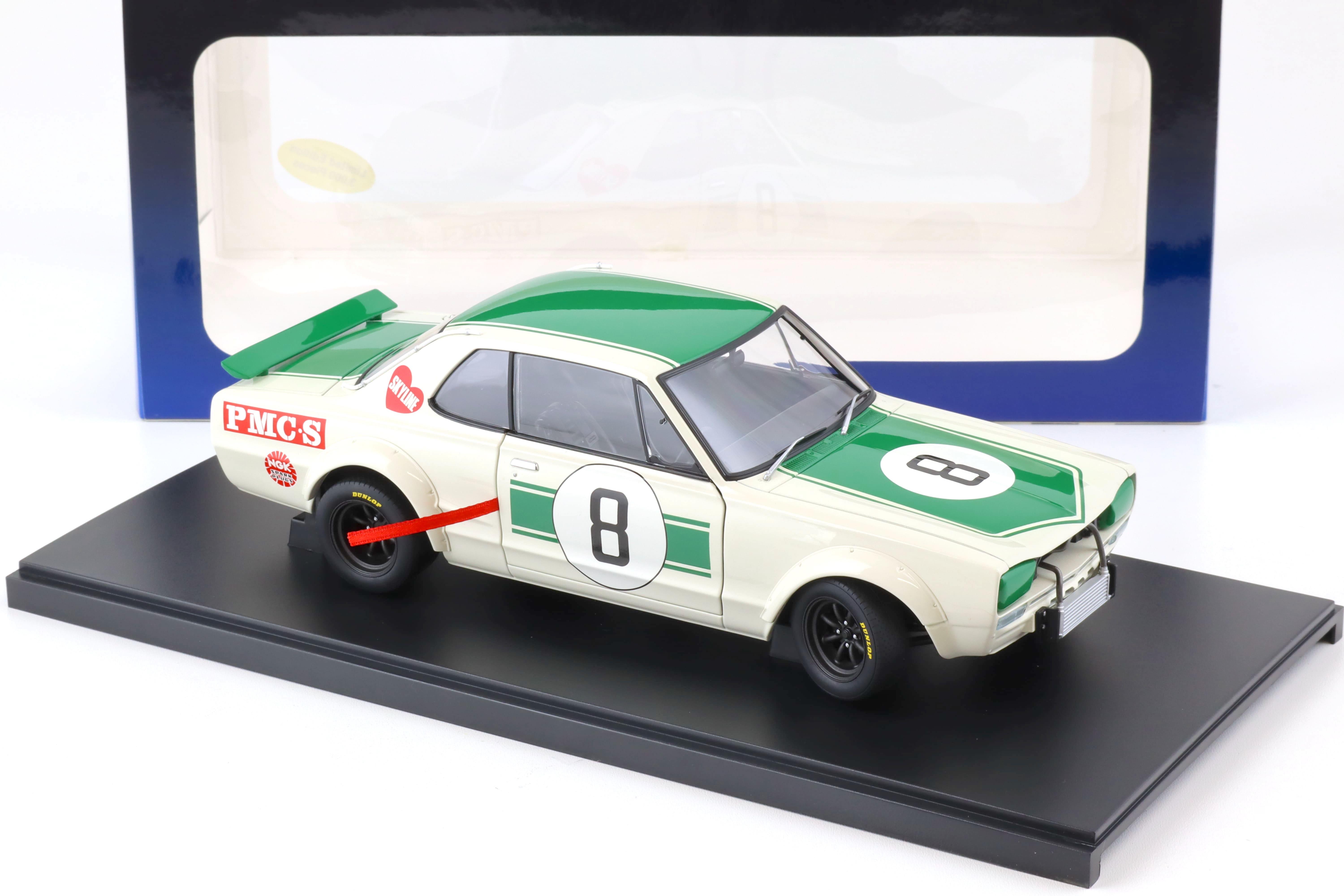 1:18 AUTOart Nissan Skyline GT-R (KPGC10) Racing 1971 Hasemi #8 Japan GP 2nd Place