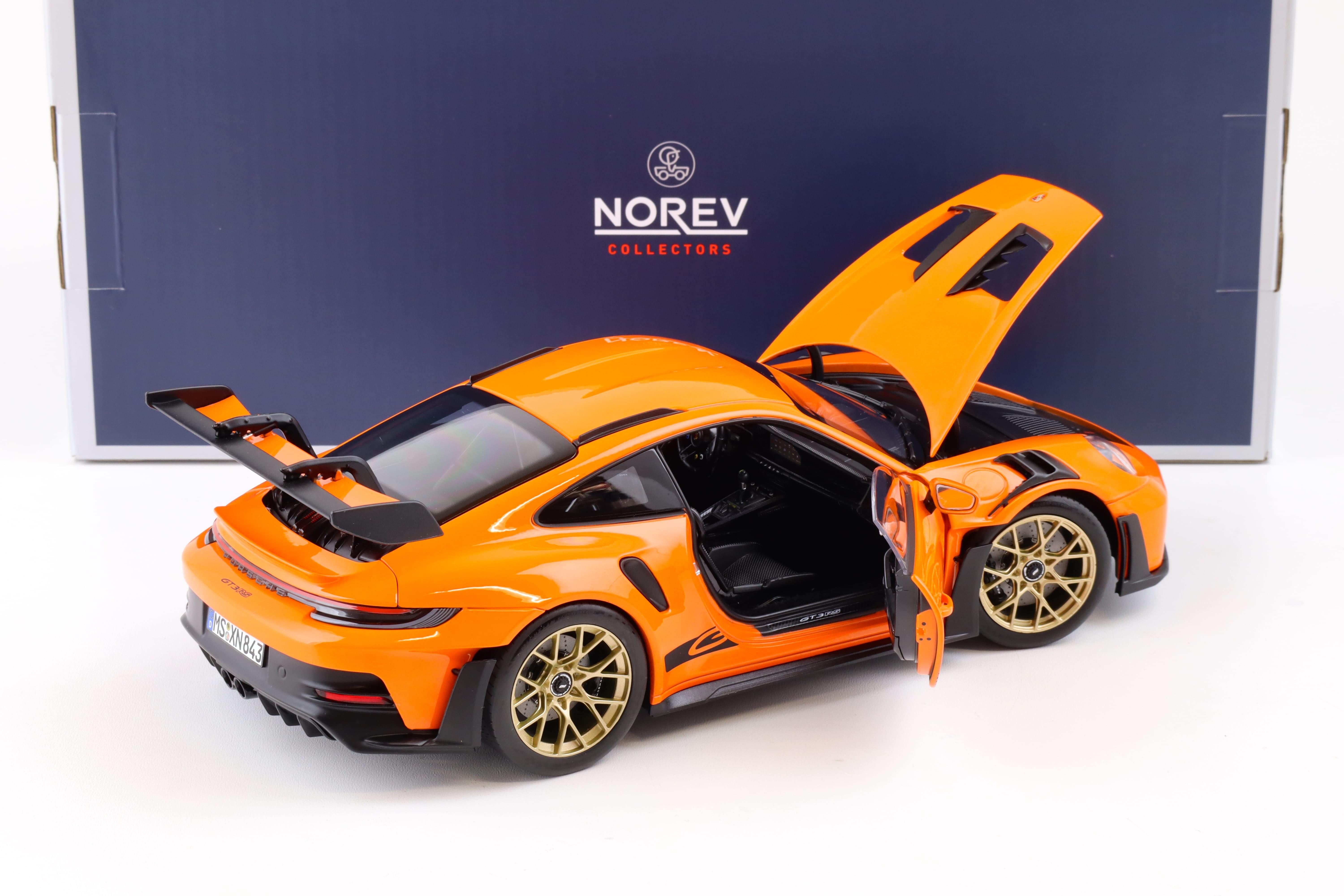 1:18 Norev Porsche 911 (992) GT3 RS Coupe 2022 Gulf orange 187360