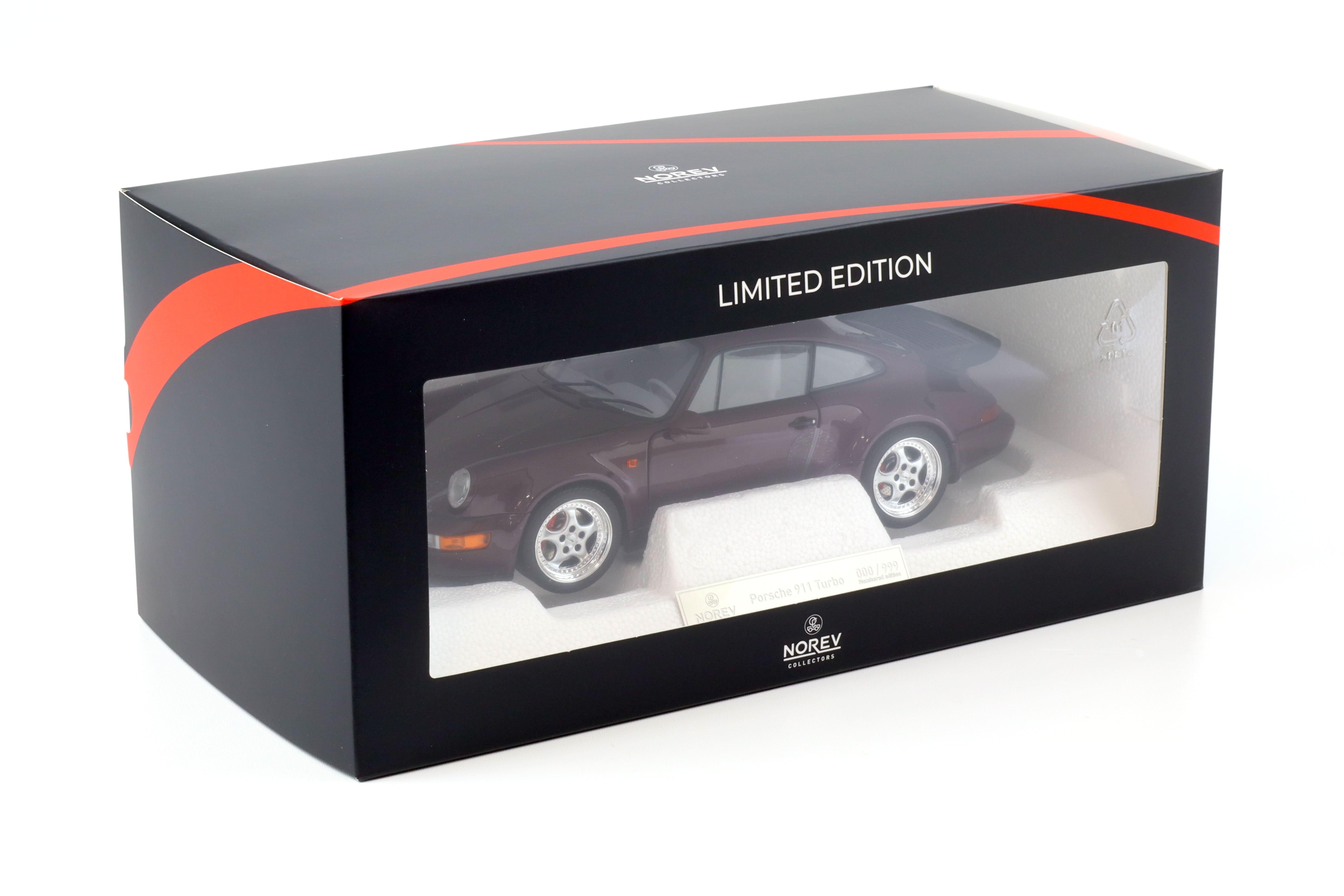 PREORDER 1:18 Norev Porsche 911 964 Turbo 3.6 Coupe 1993 Amethyst metallic - Limited 999 pcs.