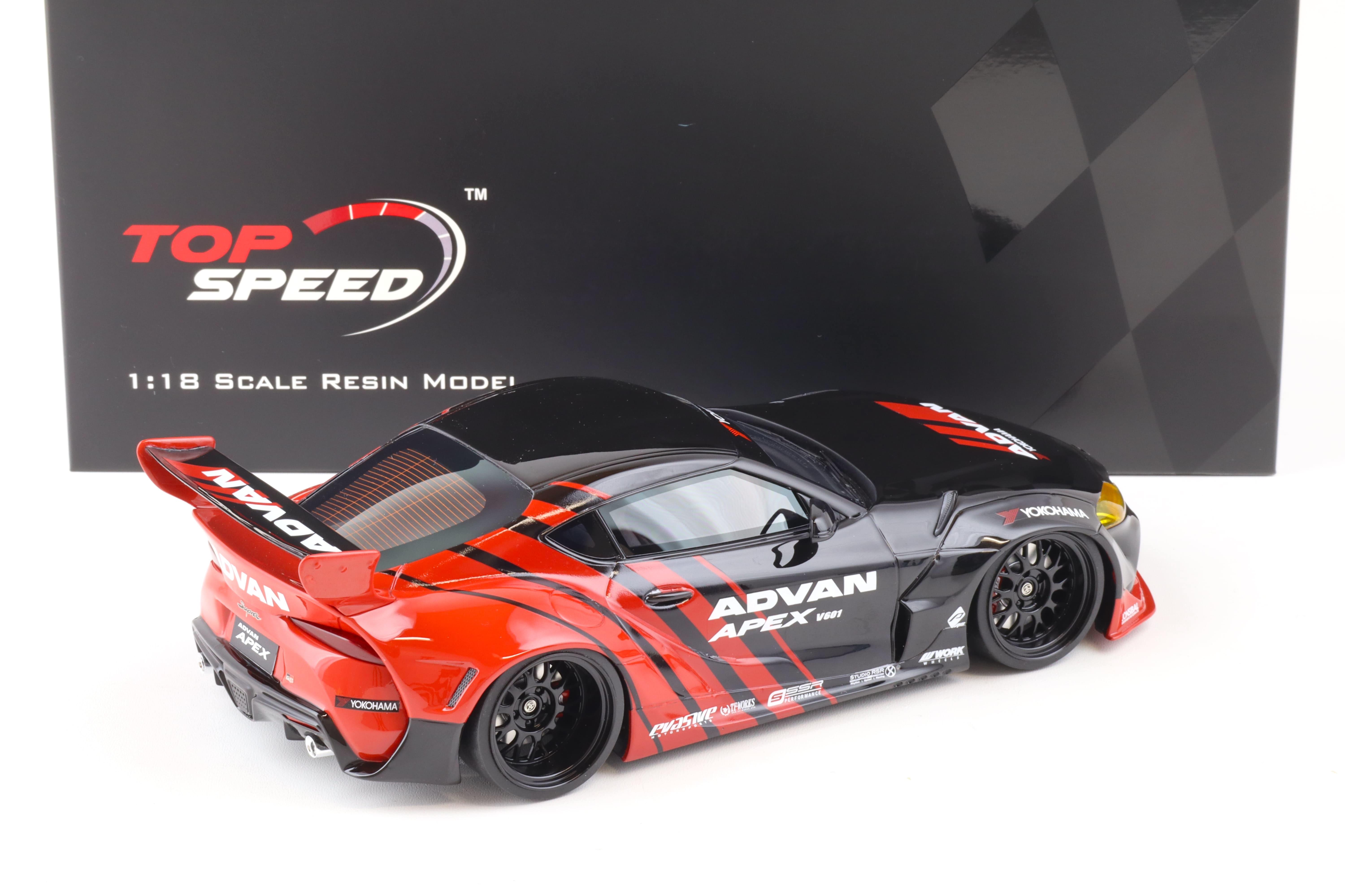 1:18 Top Speed Pandem Toyota GR Supra V1.0 Coupe ADVAN SEMA 2019 TS0358