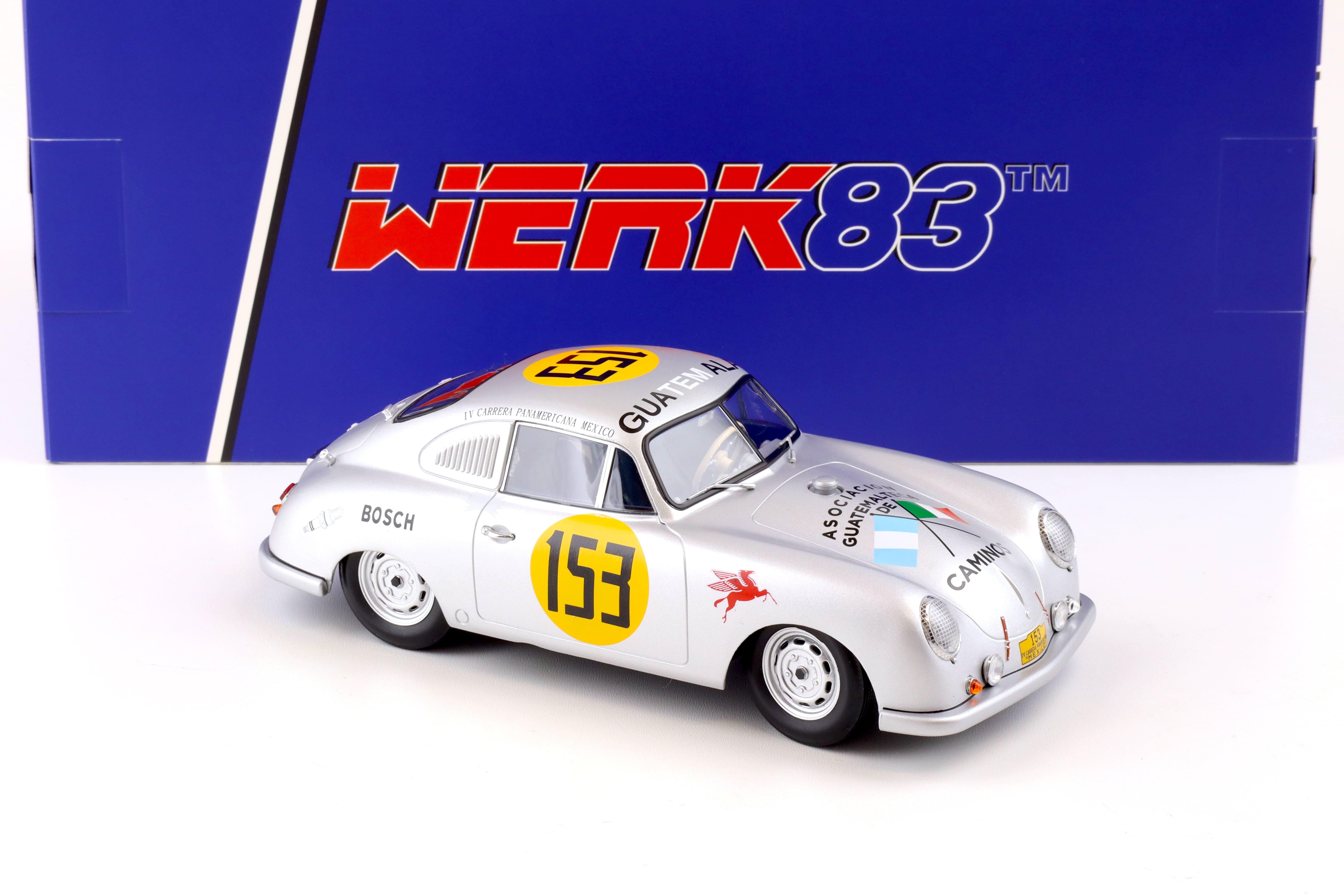 1:18 WERK83 Porsche 356 SL Coupe Carrera Panamericana 1953 Contreras/ Alfonso #153