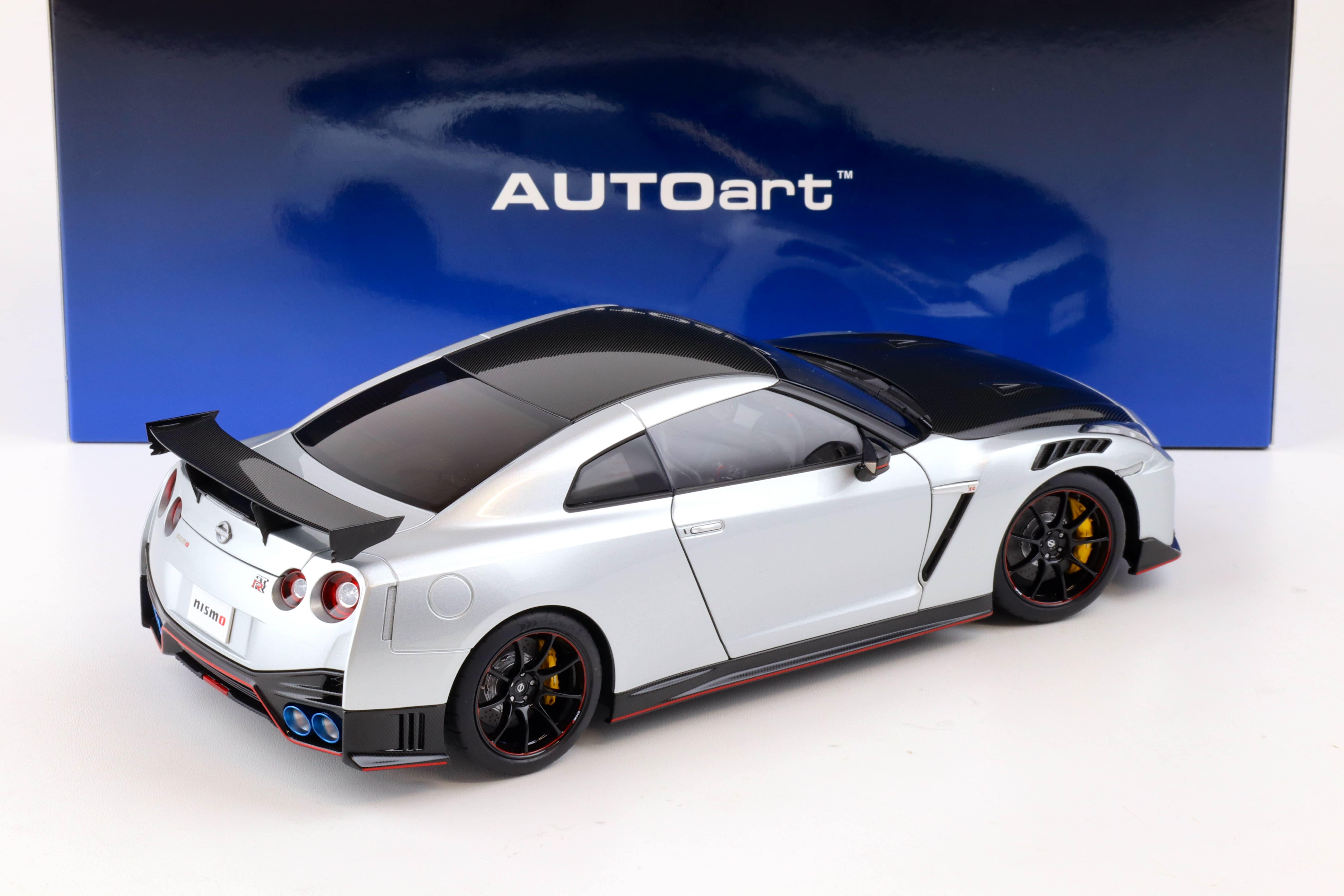 1:18 AUTOart Nissan GT-R (R35) Nismo Special Edition 2022 Ultimate metal silver 77503