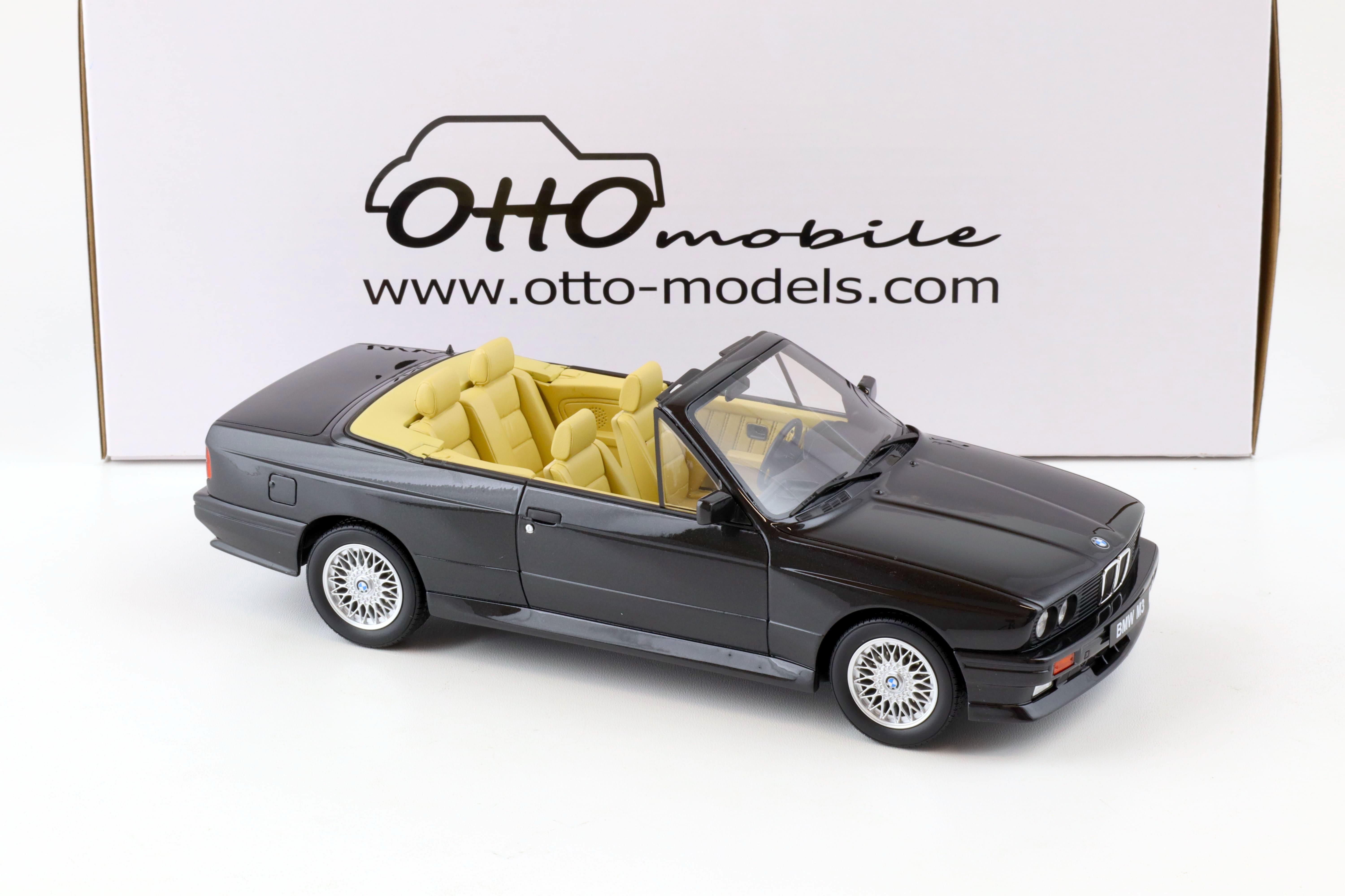 1:18 OTTO mobile OT1012 BMW M3 (E30) Convertible black 1989