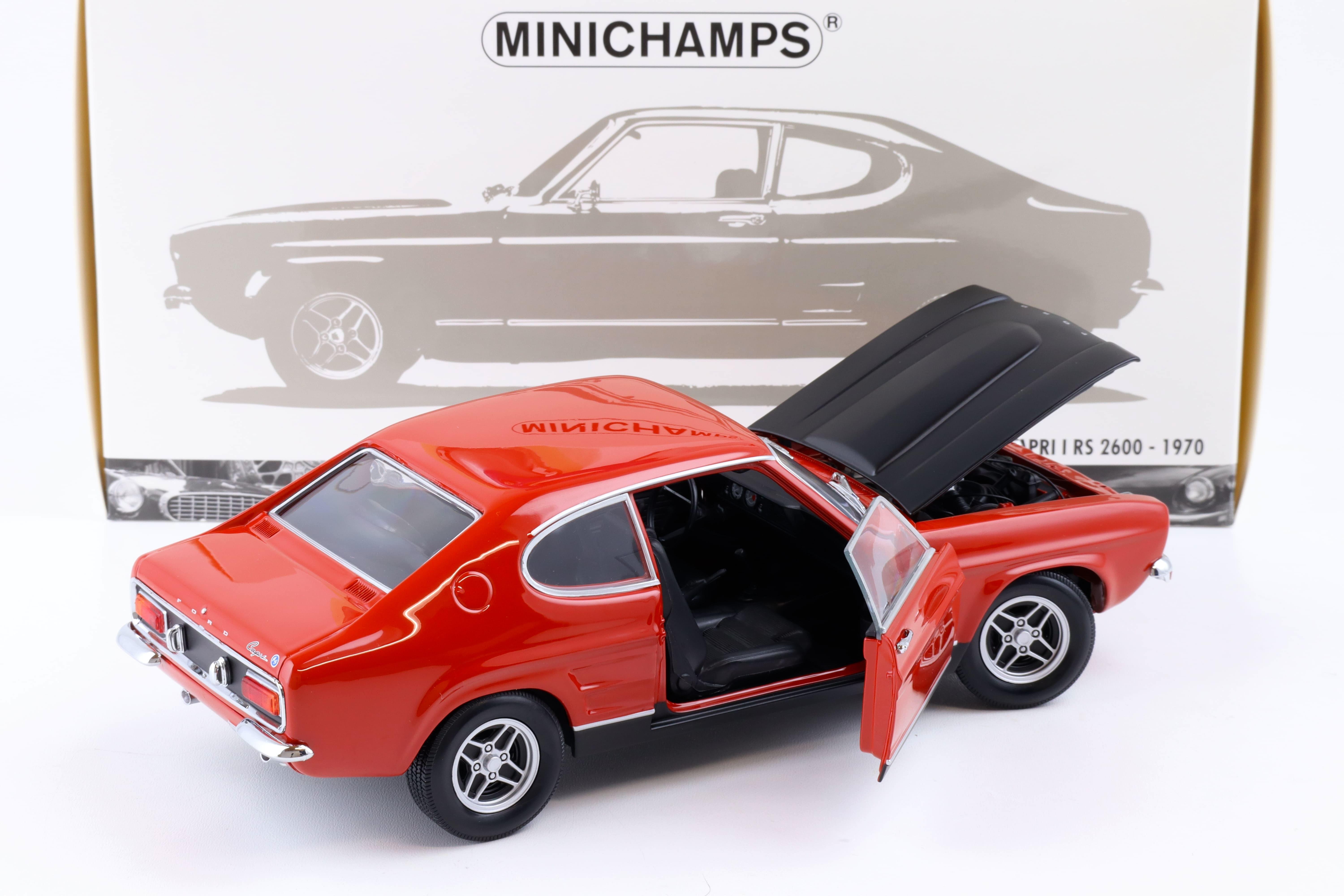 1:18 Minichamps Ford Capri I RS 2600 red/black 1970 