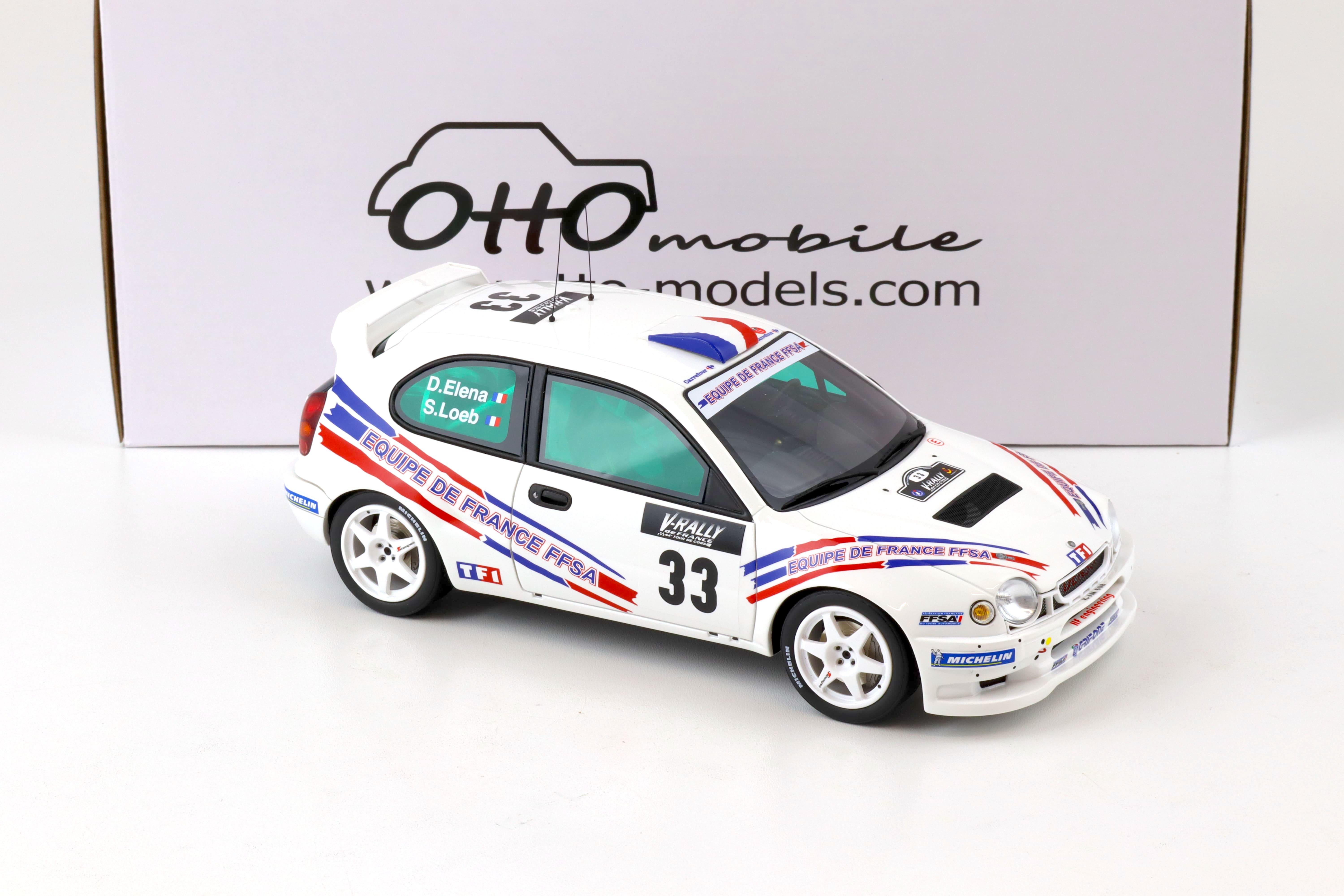 1:18 OTTO mobile OT996 Toyota Corolla WRC Tour De Crose 2000 S.Loeb #33