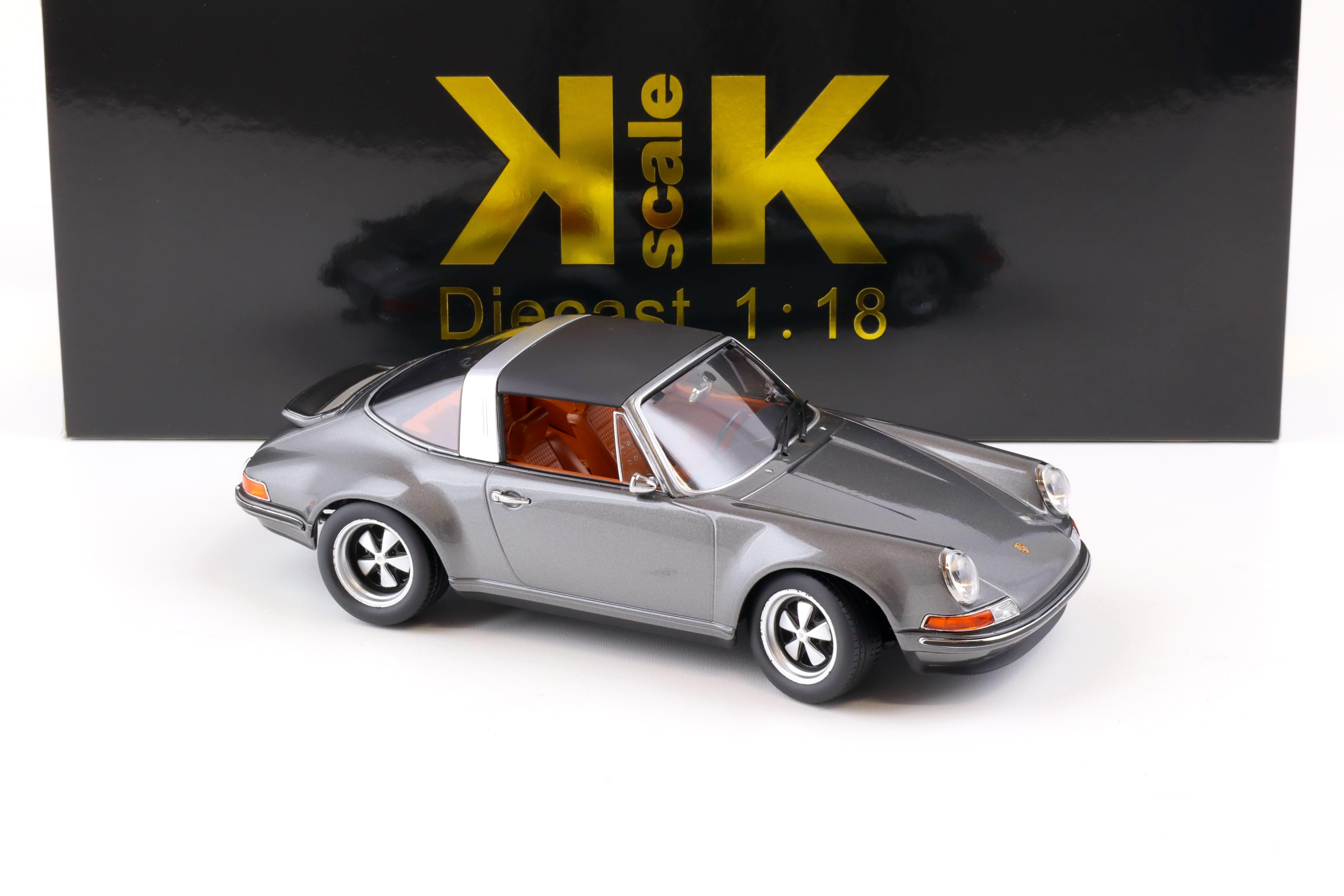 1:18 KK-Scale Singer Porsche 911 Targa grey metallic KKDC180471