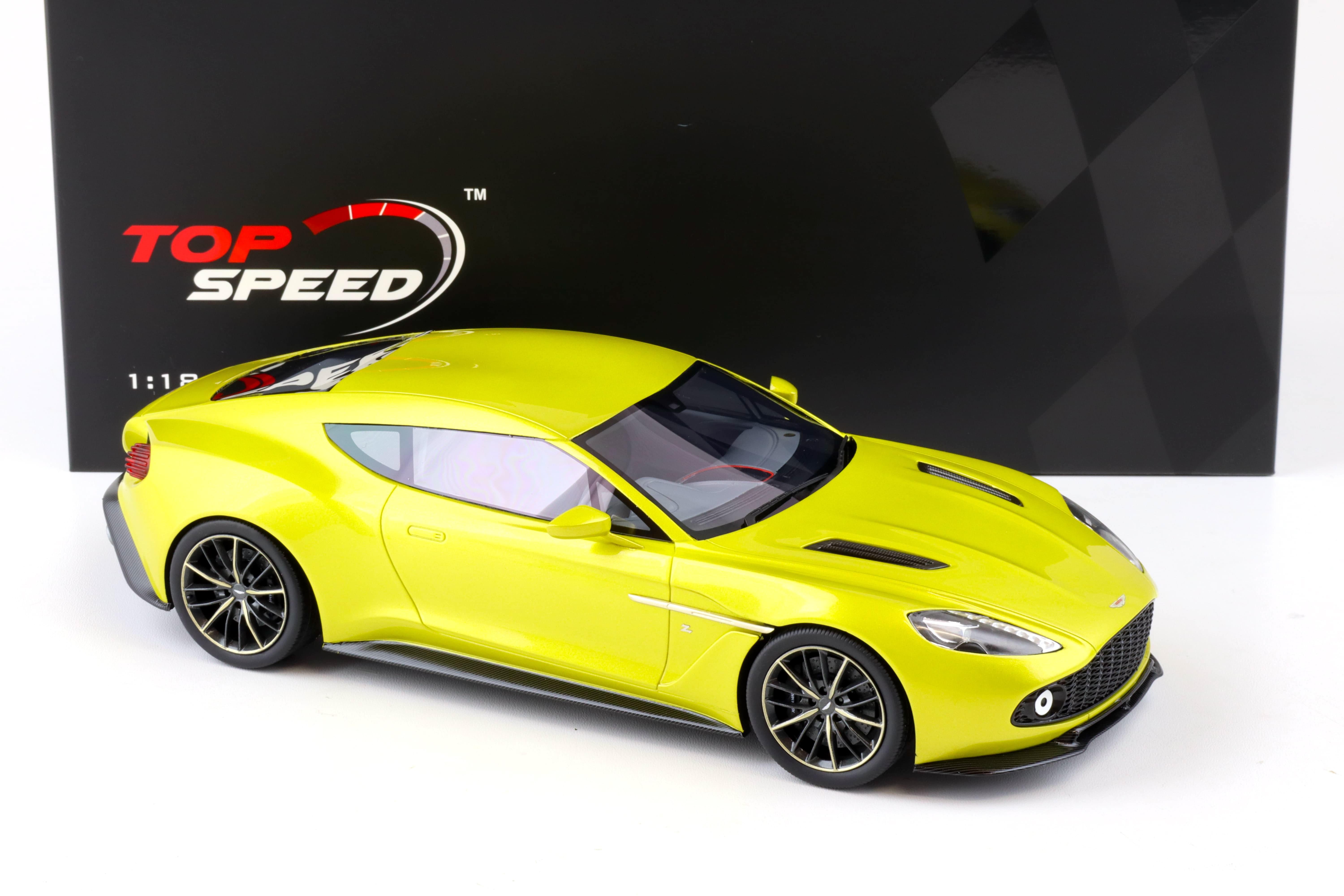 1:18 Top Speed Aston Martin Vanquish Zagato Coupe Cosmopolitan yellow TS0191