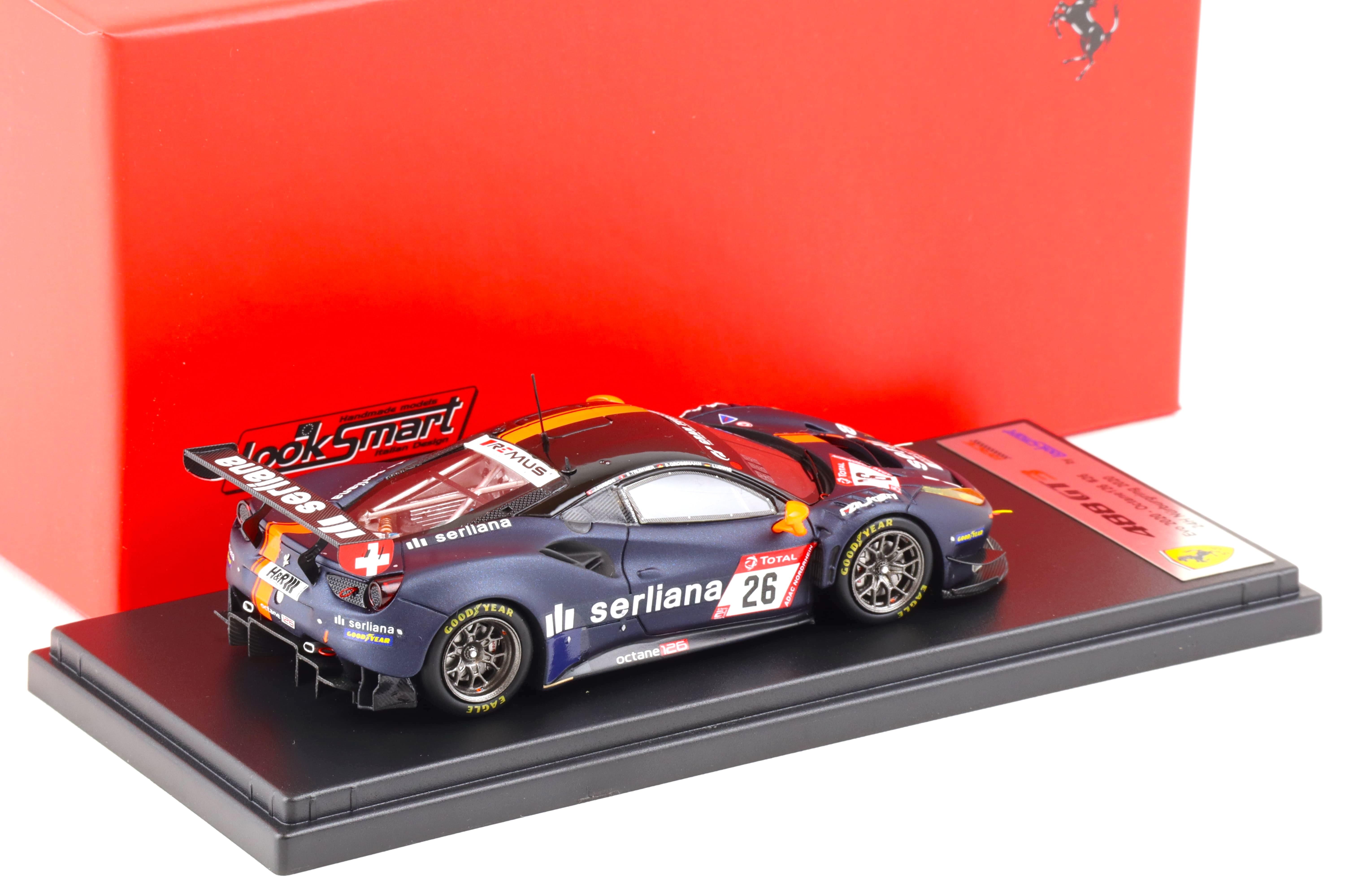 1:43 LookSmart Ferrari 488 GT3 Evo #26 Octane126 - 24h Nürburgring 2020 LSRC082
