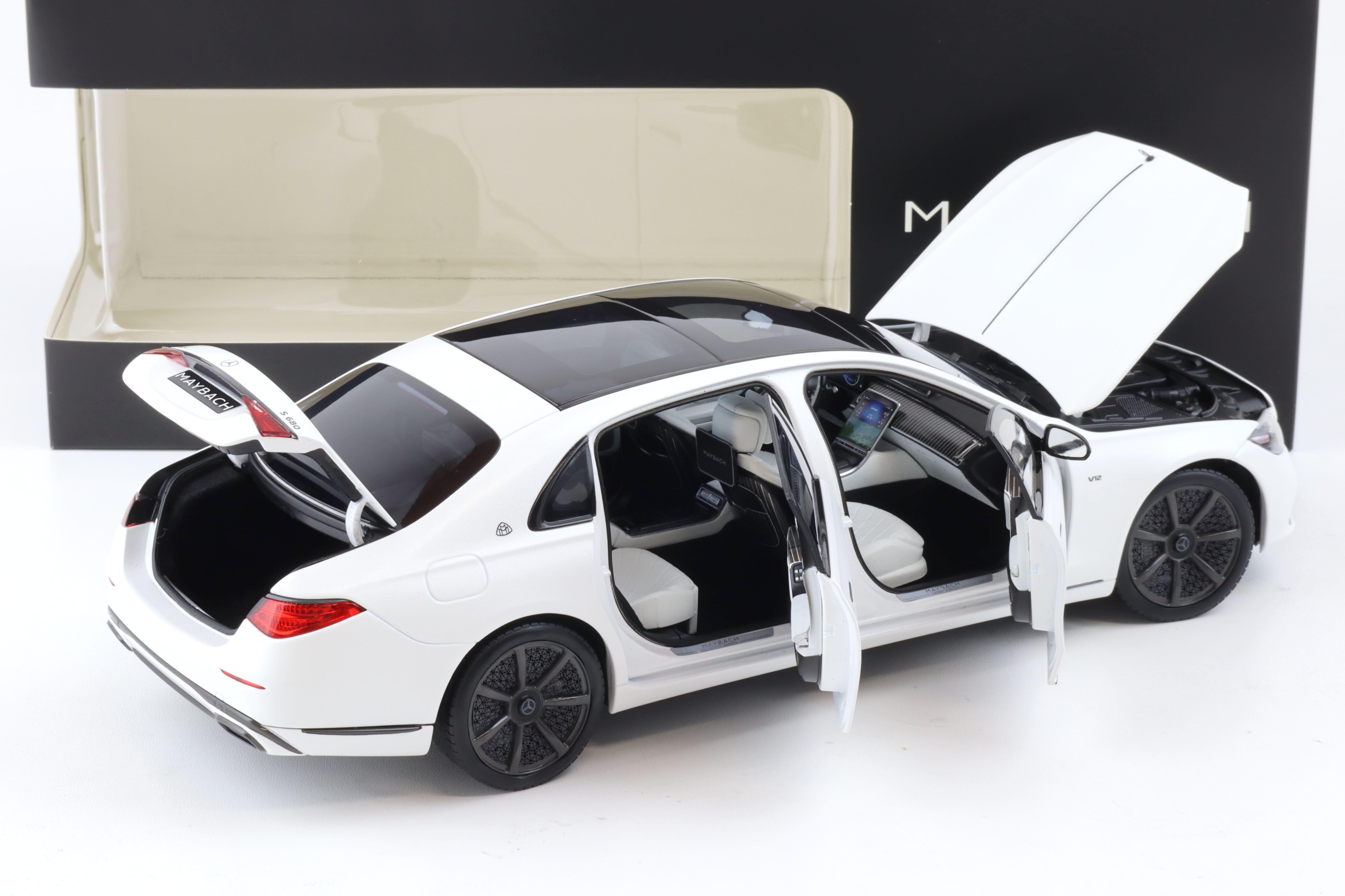 1:18 Norev Mercedes Maybach S680 Night Series X223 opalite white magno DEALER