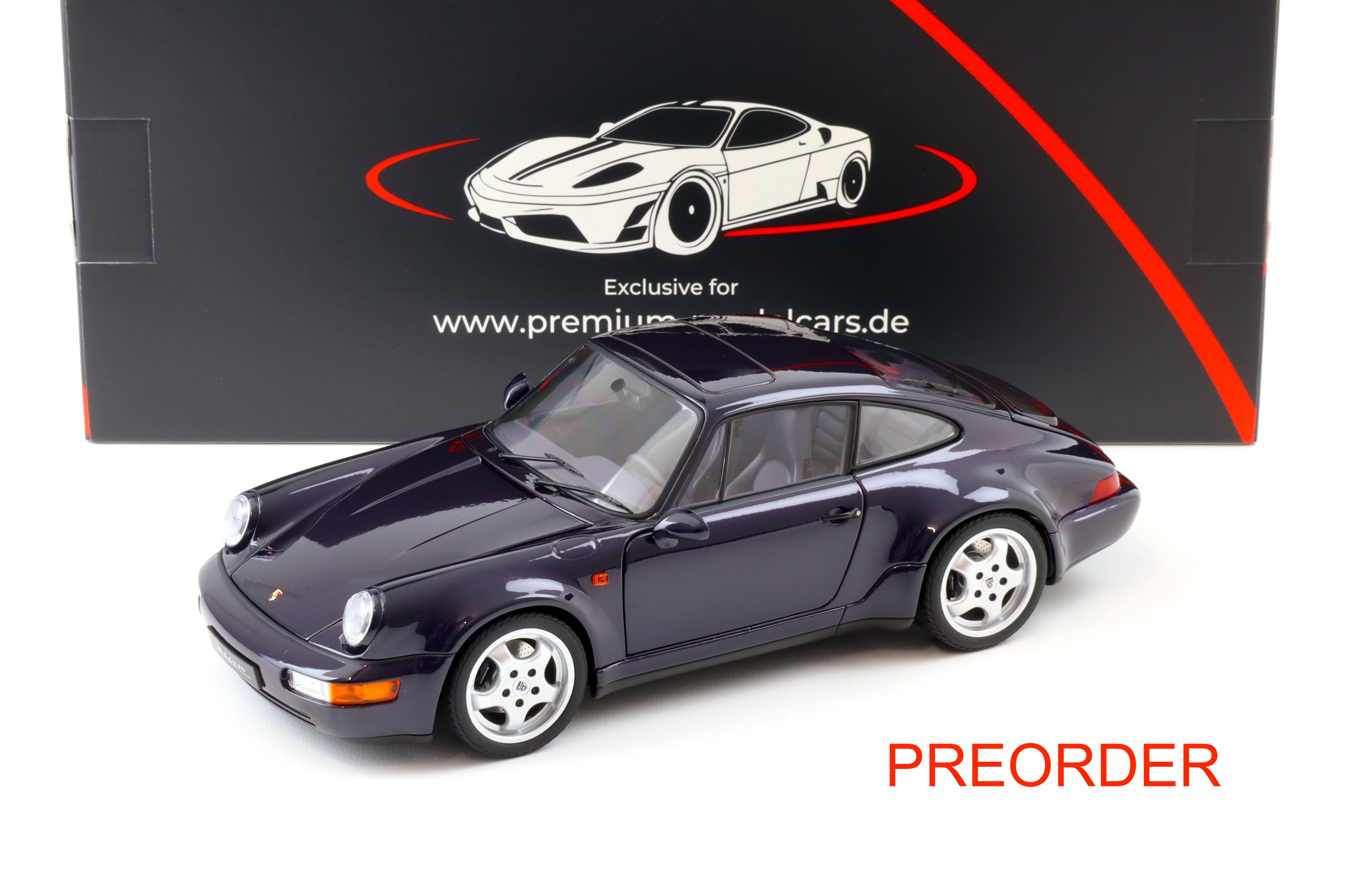 PREORDER 1:18 Norev Porsche 911 964 Carrera 4 WTL 30 Jahre 911 viola metallic - Limited 999 pcs.