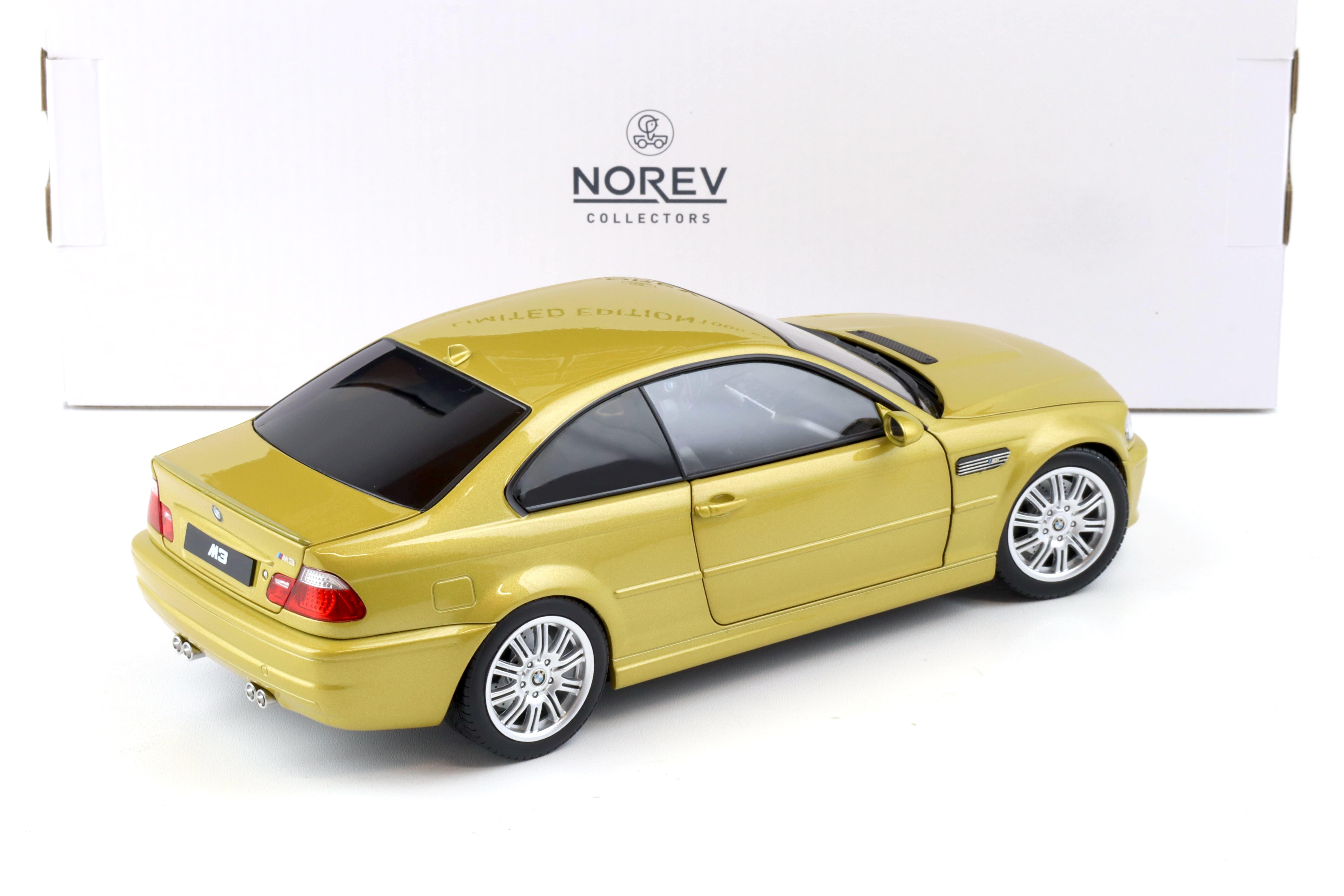 1:18 Norev BMW M3 (E46) Coupe 2000 Phoenix yellow - Limited 1000 pcs.