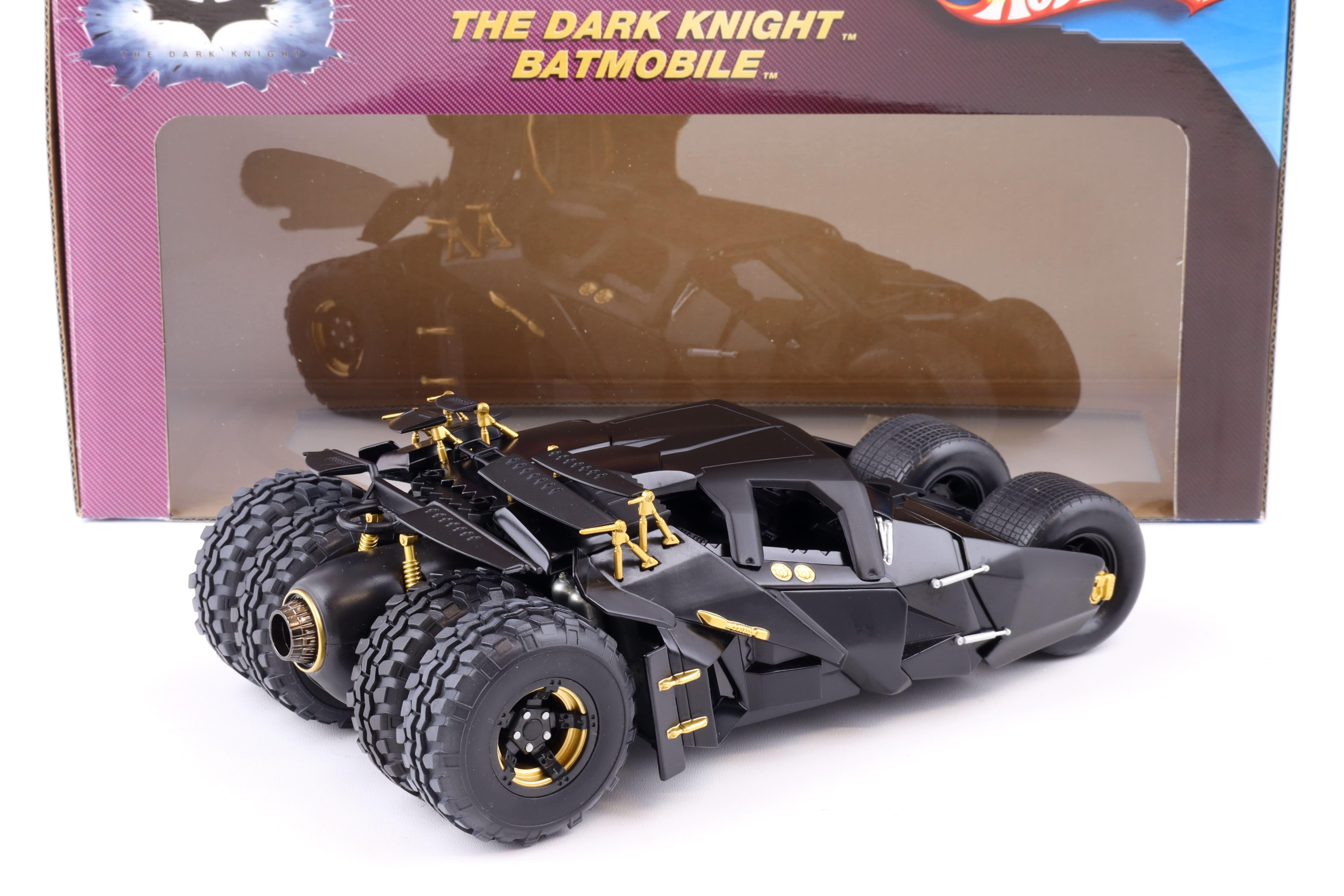 1 18 Hot Wheels BATMAN The Dark Knight Trilogy Batmobile Tumbler black N2480