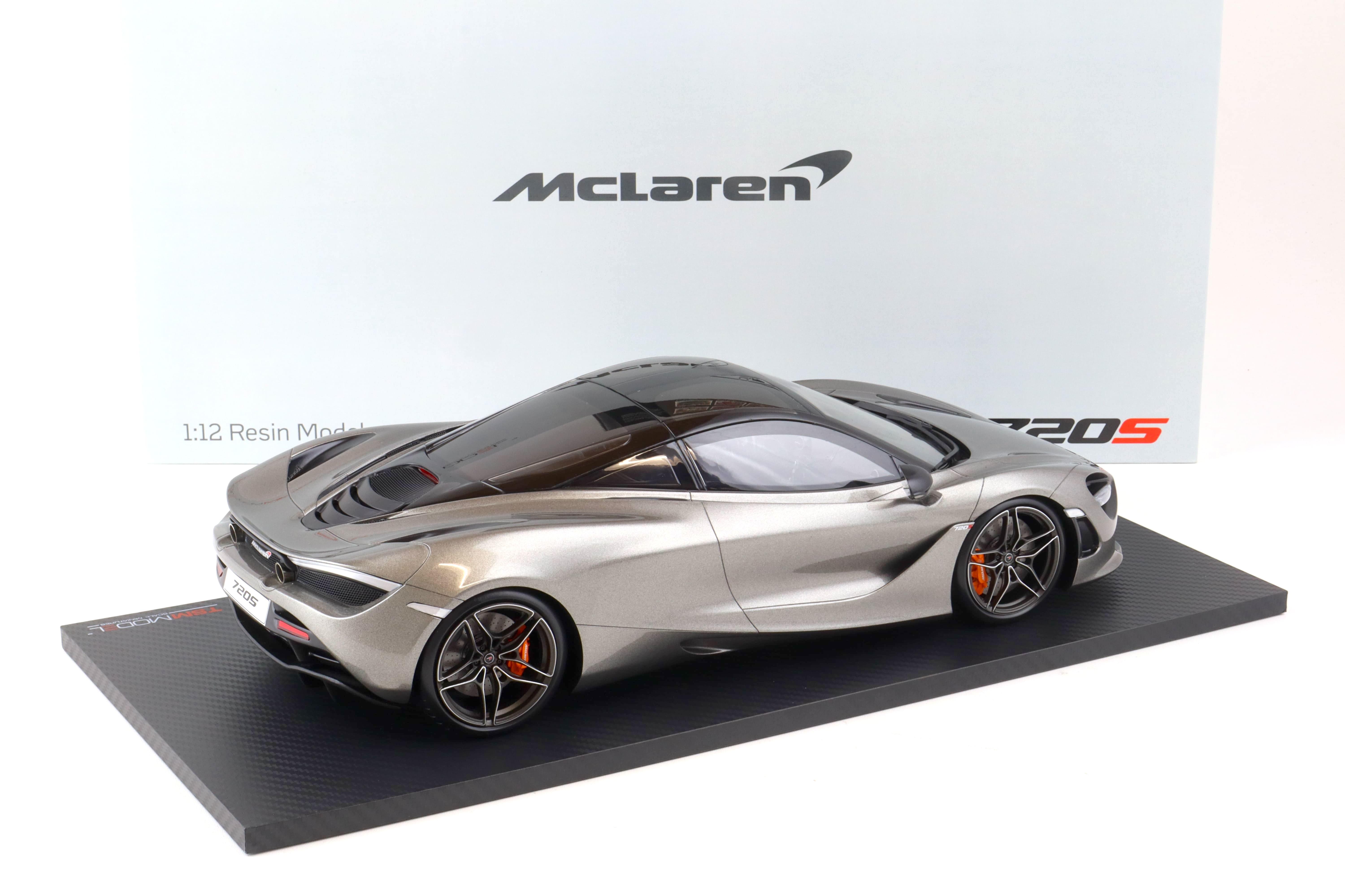 1:12 TSM Model McLaren 720S Coupe Blade silver/ black TSM120003