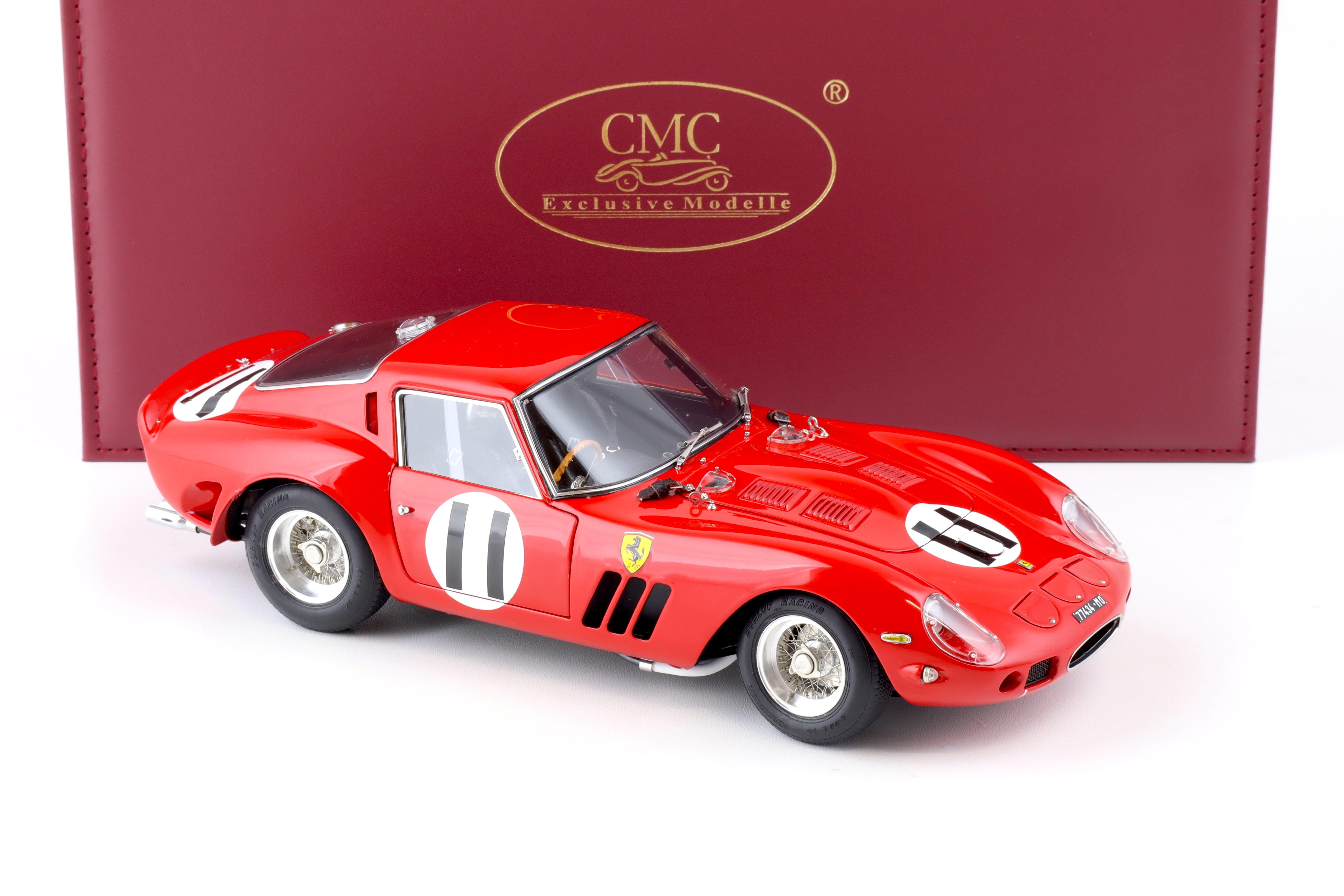 1:18 CMC Ferrari 250 GTO RHD 1000 km Paris 1962 Montlhery #11 Surtess/ Parkes M-249